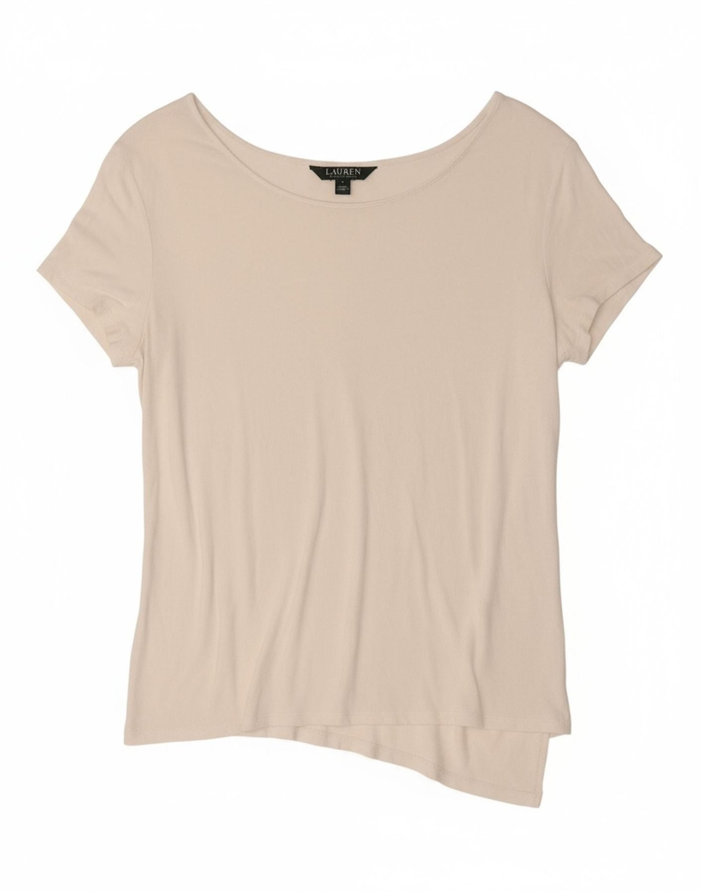 Ralph Lauren Womens T-Shirt Top UK 18 XL White Cotton Size M / US 6-8 / IT 42-44 - 1 Thumbnail