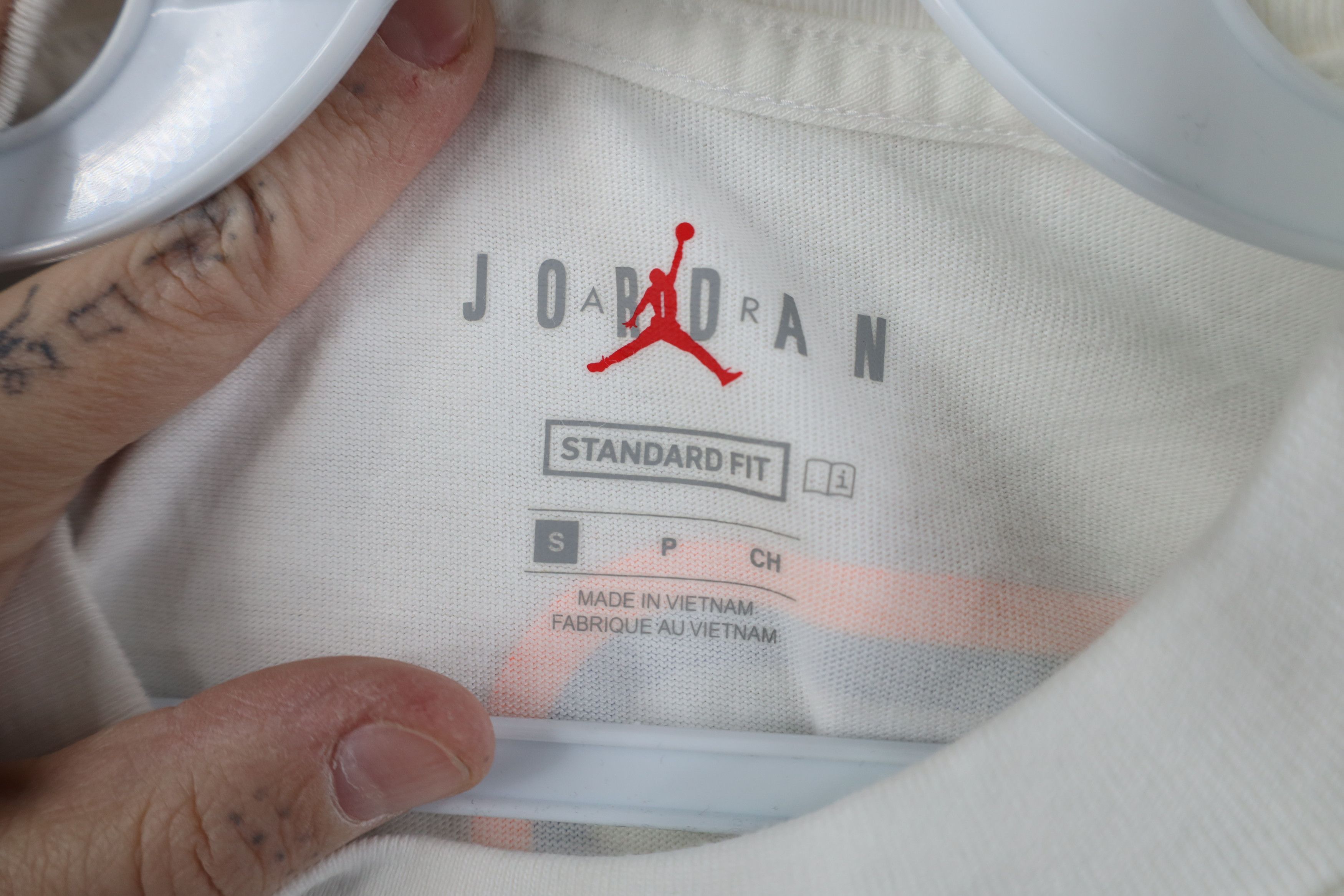 Nike Nike Air Jordan Sport Fit Spell Out DNA Double Sided T-Shirt Size US S / EU 44-46 / 1 - 8 Thumbnail