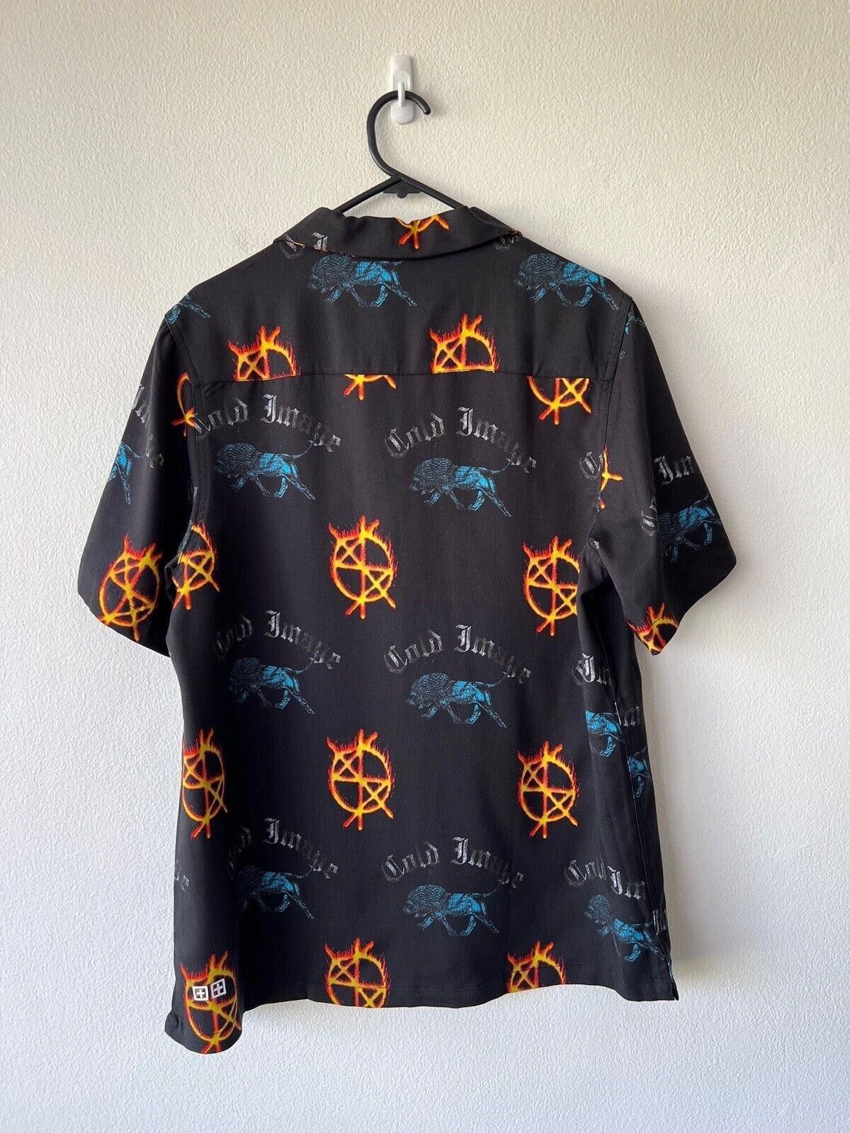Ksubi new ksubi shirt top small resort black cold fire flame print Size US S / EU 44-46 / 1 - 3 Thumbnail