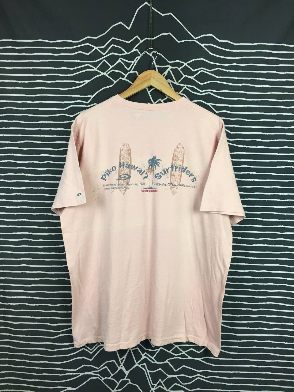 Vintage Vtg Piko Pure Hawaii Spread Da Aloha Surfriders Tee Size US XL / EU 56 / 4 - 2 Thumbnail