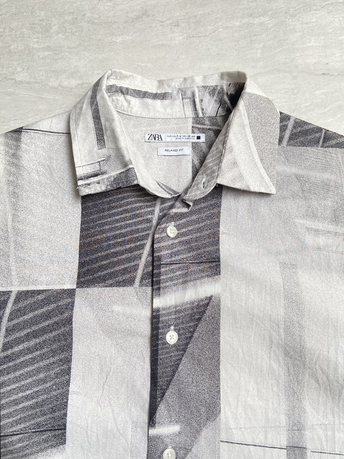 Zara ZARA Motive Shirt Size US XXL / EU 58 / 5 - 10 Thumbnail