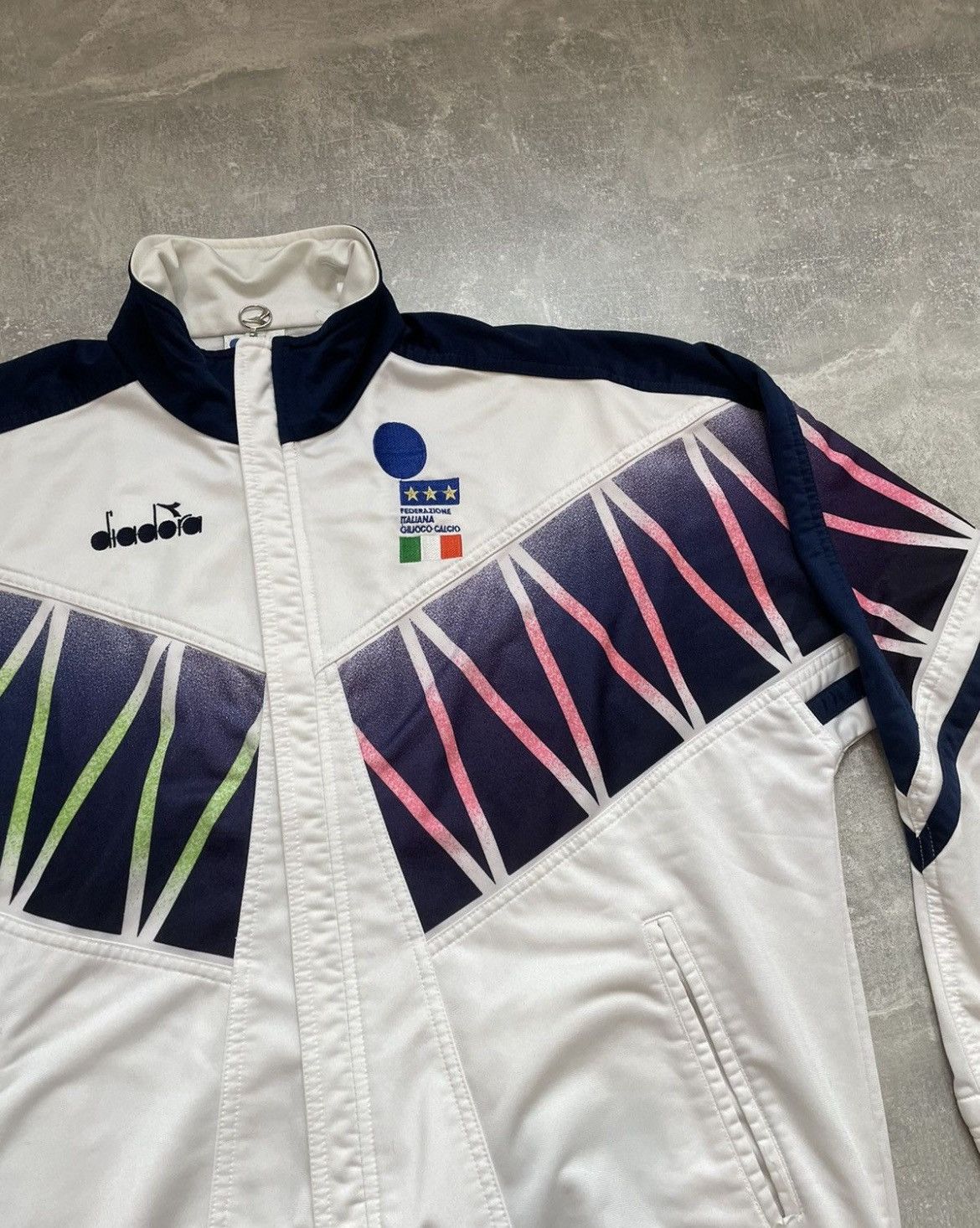 Italy 1994 football Bagio Diadora track jacket jersey Calcio