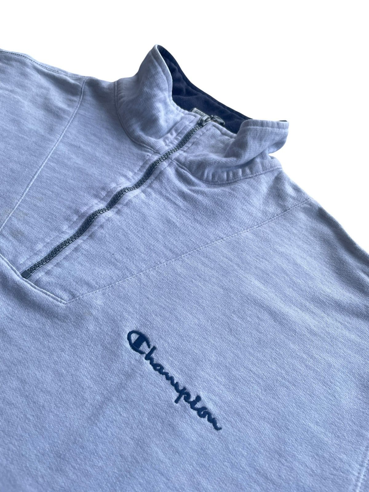 Champion Vintage Champion Half Zipper Sweatshirt Size US XXL / EU 58 / 5 - 3 Thumbnail