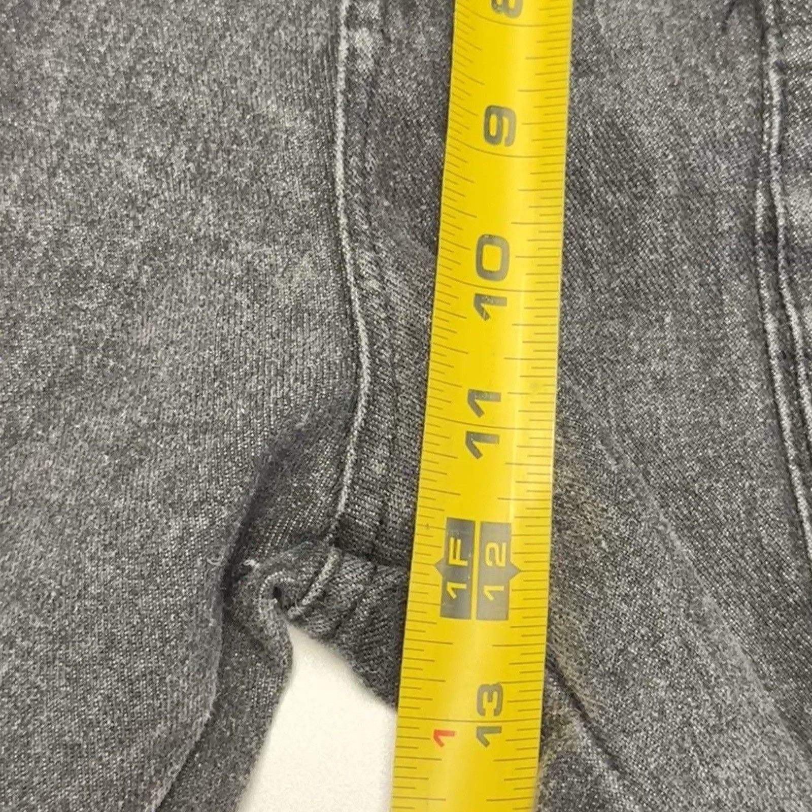 Vintage Y2K Grunge Emo Jeans Womens 29 in (29x26) Faded Black Conver Size 29" - 8 Thumbnail