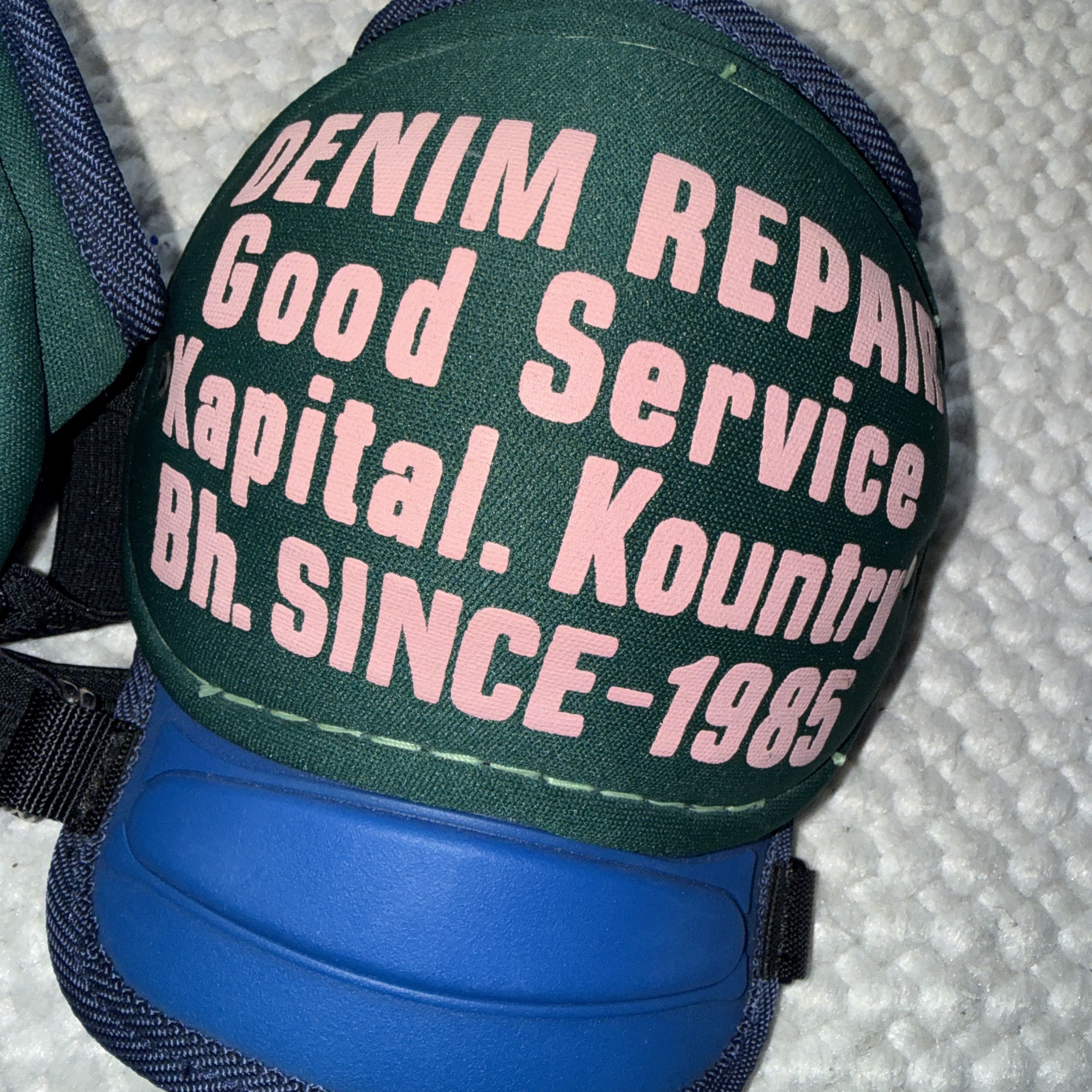 Kapital Kapital Denim Repair Knee Pads Size ONE SIZE - 2 Thumbnail