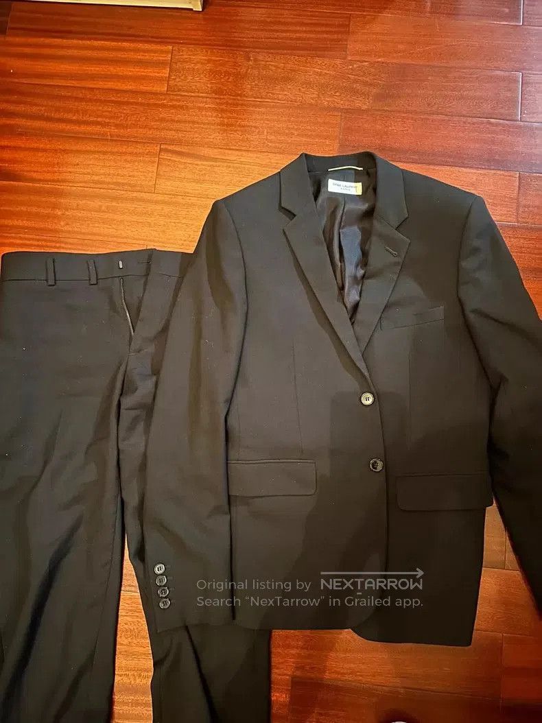 Saint Laurent Paris Saint Laurent Black Formal Suit Pants. Size US 32 / EU 48 - 1 Thumbnail
