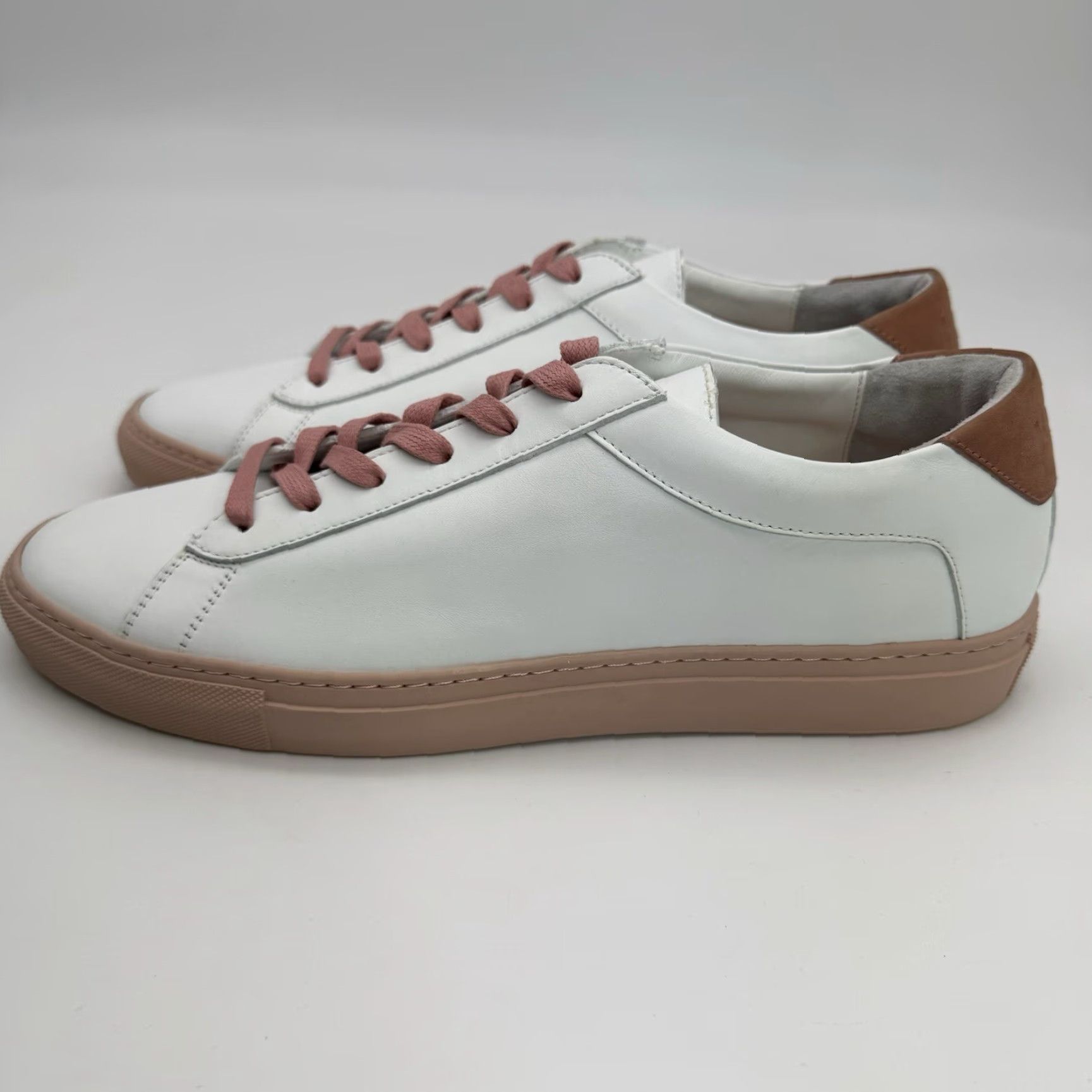 Koio KOIO Capri Low Top Sneakers Men's Size 13 US / 46 EU White Leather Athletic Size US L / EU 52-54 / 3 - 6 Thumbnail