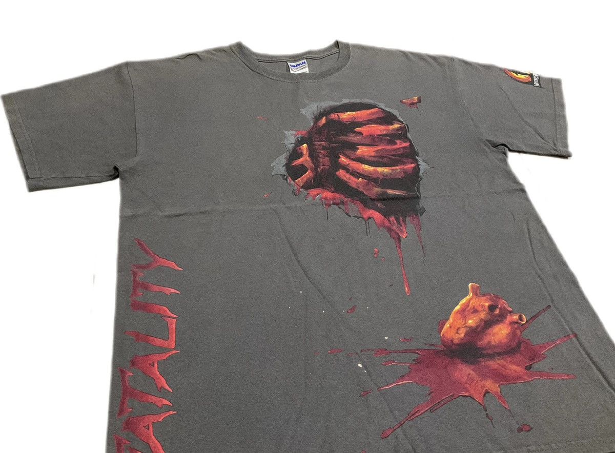 Playstation × Vintage 🔥Y2K Vintage Mortal Kombat Shirt Fatality Finish Him Size US L / EU 52-54 / 3 - 1 Thumbnail