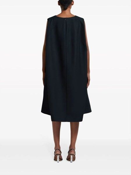 Marni oc11z0525 Flared Midi Dress in Black Size M / US 6-8 / IT 42-44 - 4 Thumbnail
