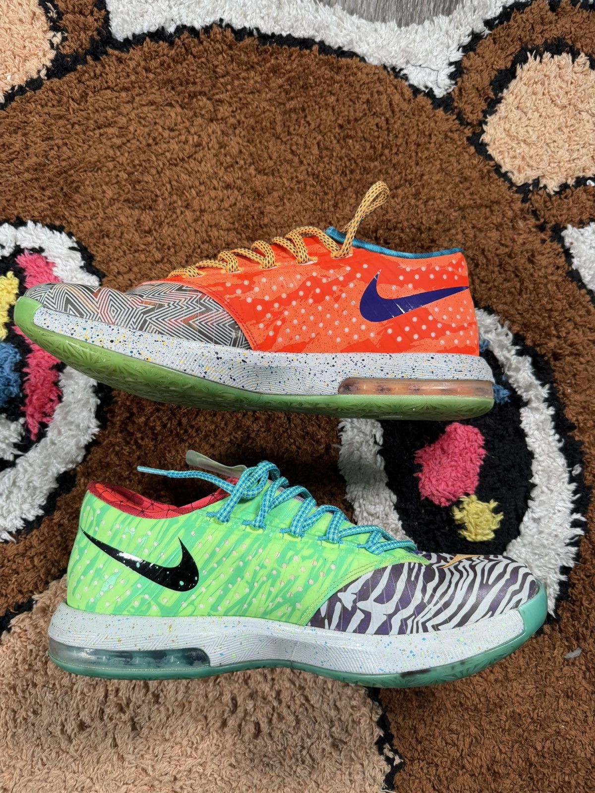 Nike KD What The KD2014 Kevin Durant 669809-500 (Sole Sep)