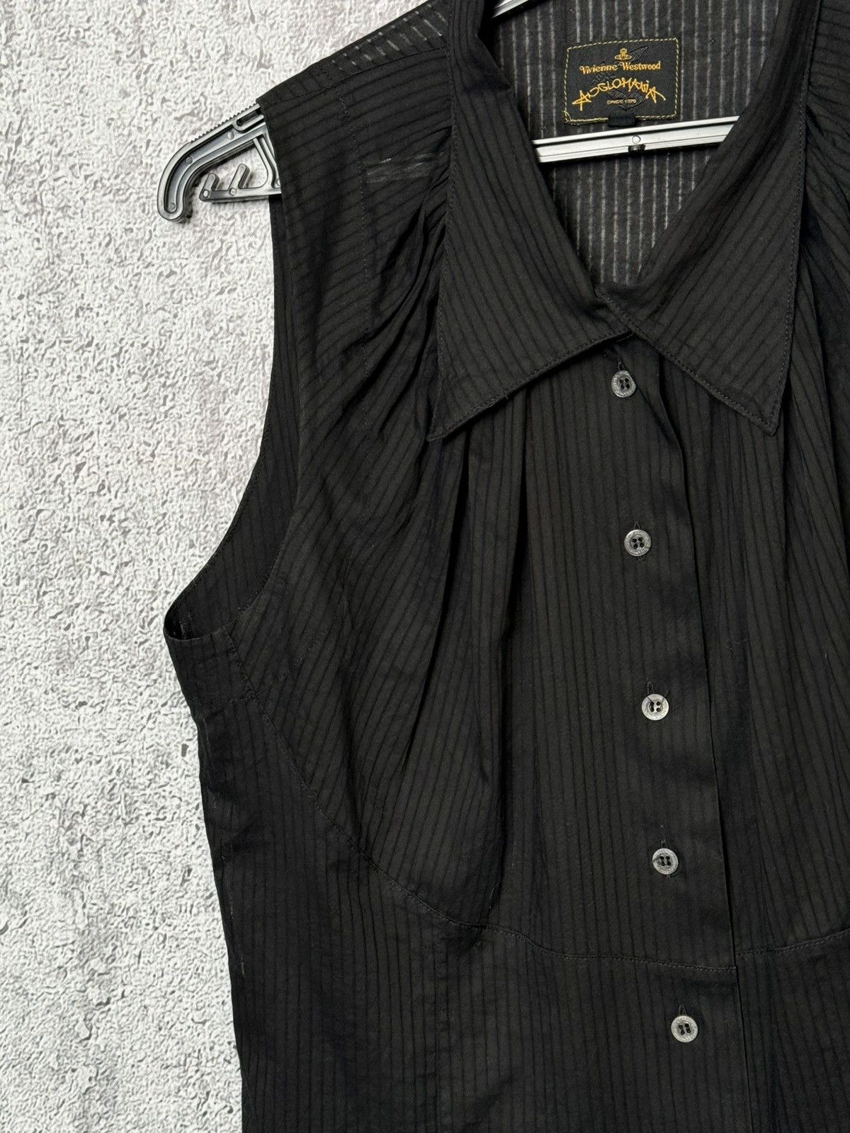 Vivienne Westwood Vivienne Westwood Anglomania Sheer Sleeveless Blouse Shirt Size L / US 10 / IT 46 - 3 Thumbnail