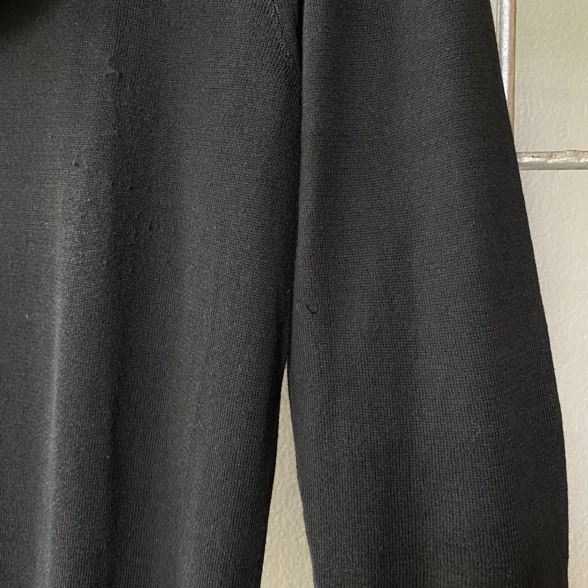 Viktor & Rolf VIKTOR& ROLF Black Semi-Sheer Knit Shirt Size XS / US 0-2 / IT 36-38 - 18 Thumbnail