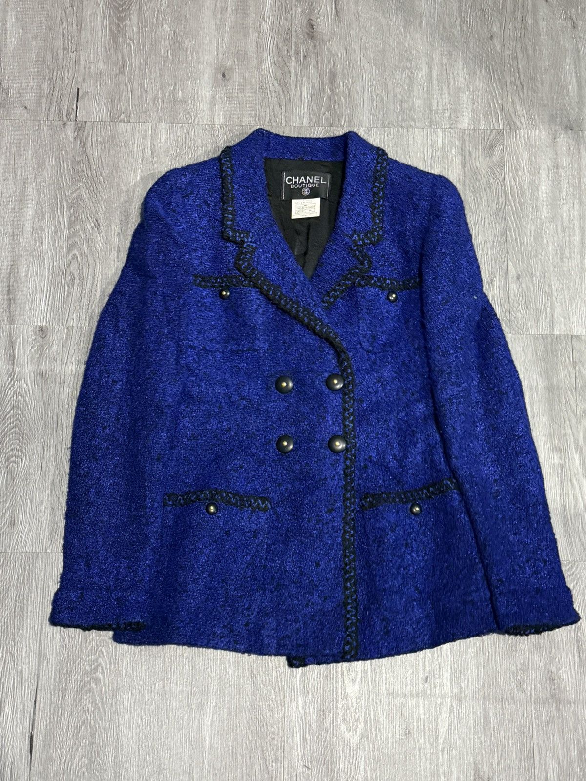 Chanel RARE Most wanted Chanel 1995 Double Breasted Tweed Jacket Size XS / US 0-2 / IT 36-38 - 2 Thumbnail