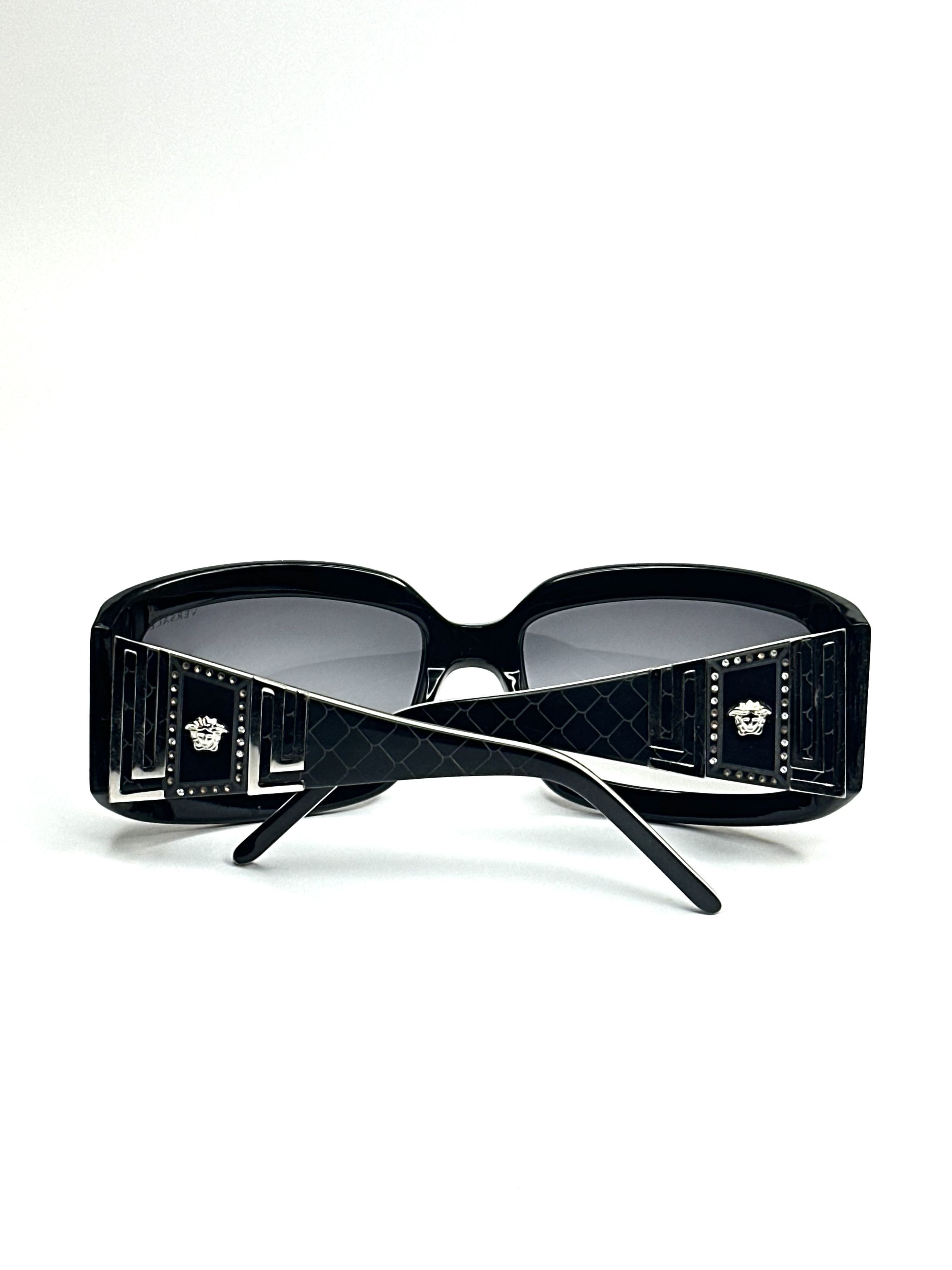 Versace Versace Barocco Rhinestones Swarovski Vintage Sunglasses Size ONE SIZE - 9 Thumbnail