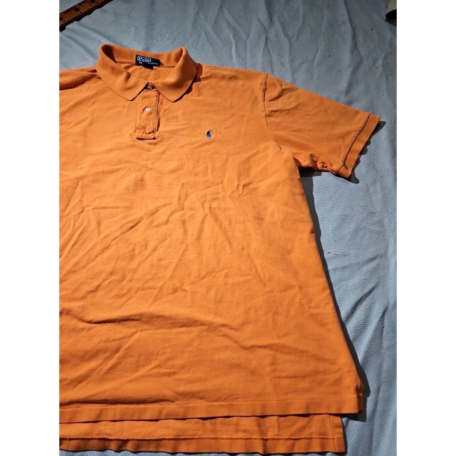 Polo Ralph Lauren Ralph Lauren Polo Shirt Men 3XLT XXXLT Orange Pony Logo Polo Preppy Button Casual Polo Shirt Size US XXL / EU 58 / 5 - 5 Thumbnail