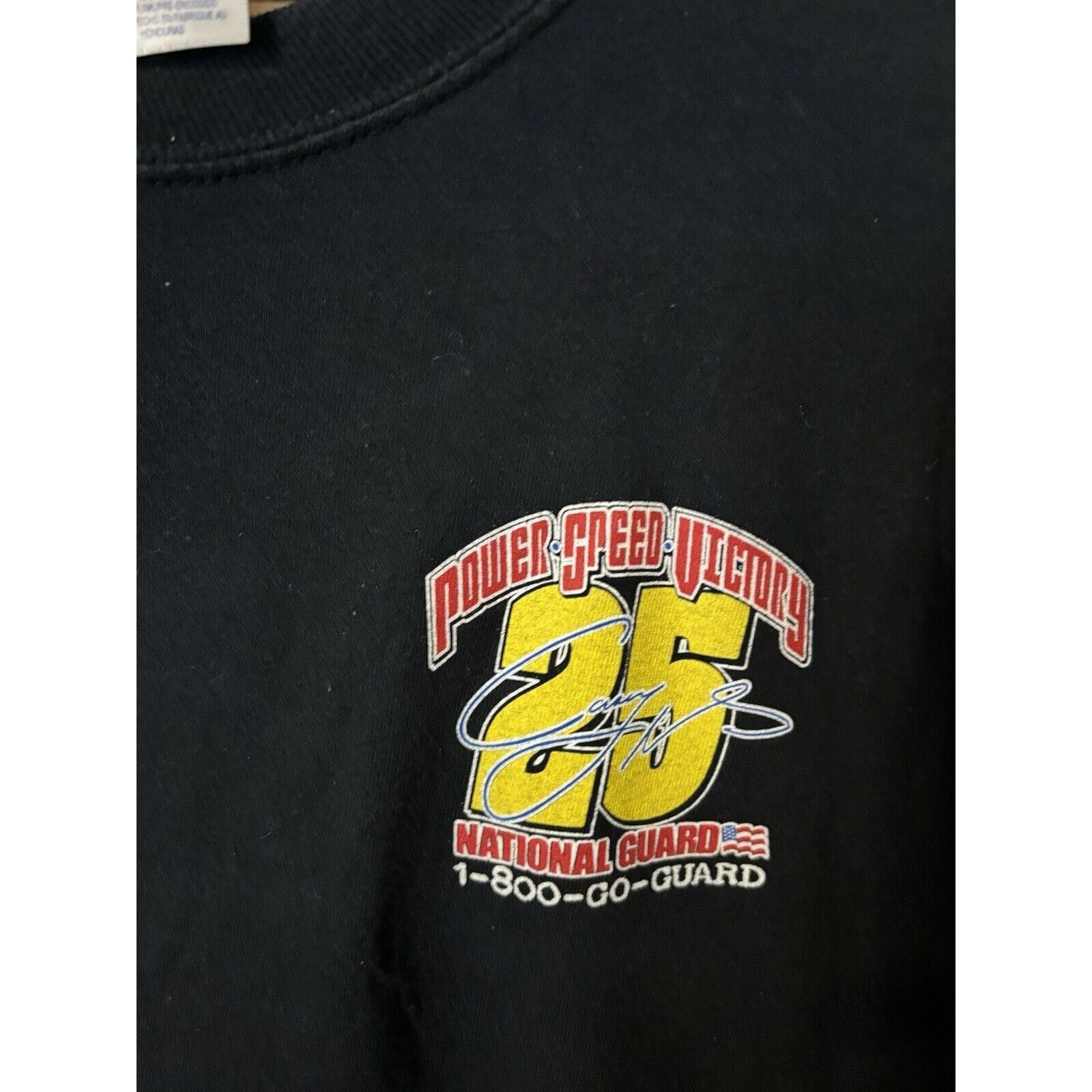 Other vintage nascar black #25 distressed national T-shirt Size Xl Size US XL / EU 56 / 4 - 5 Thumbnail