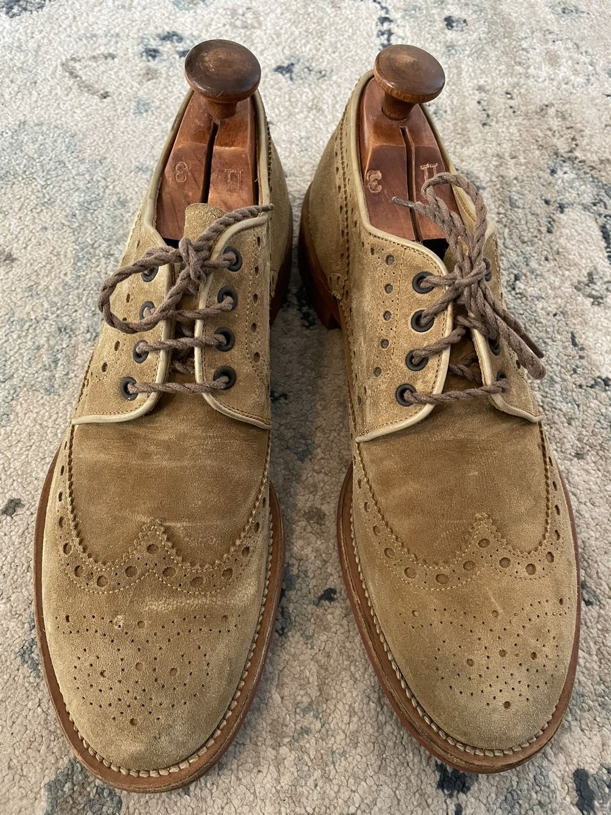 Santoni Suede Brogues Size US 11 / EU 44 - 1 Thumbnail