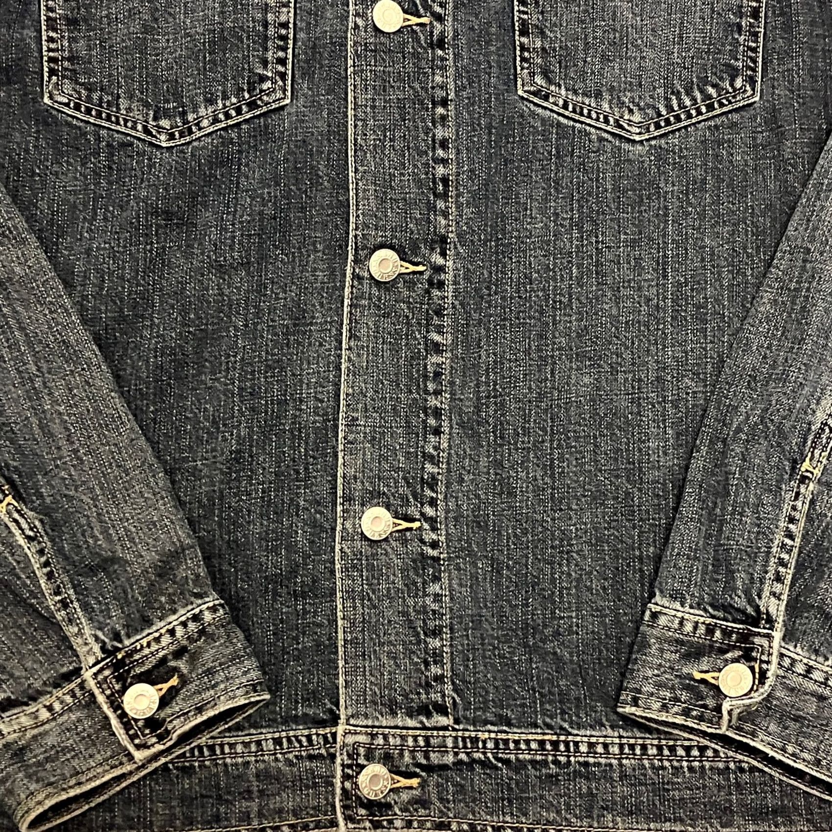 Guess Guess Jacket Mens XL Blue Denim Slim Fit Trucker Jean Y2K Size US 36 / EU 52 - 3 Thumbnail