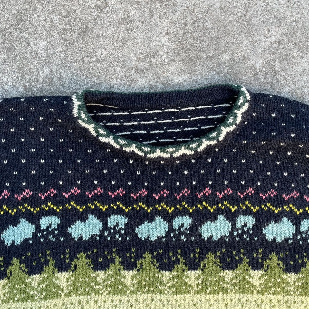 Other Vintage Knit Sweater Hand Made Custom Y2K 90s USA Size US M / EU 48-50 / 2 - 3 Thumbnail