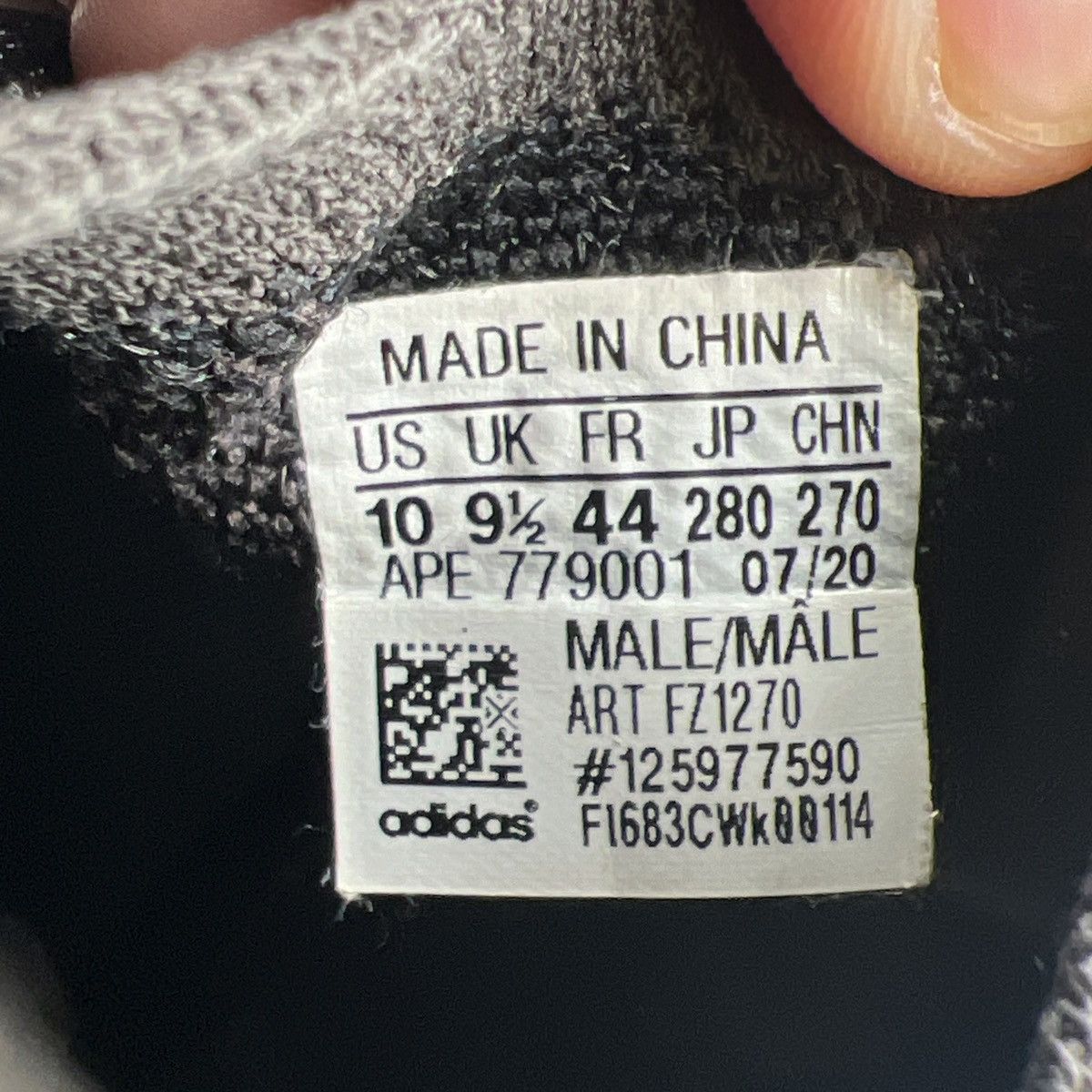 Adidas Yeezy boost 380 onyx non reflective Size US 10 / EU 43 - 9 Thumbnail