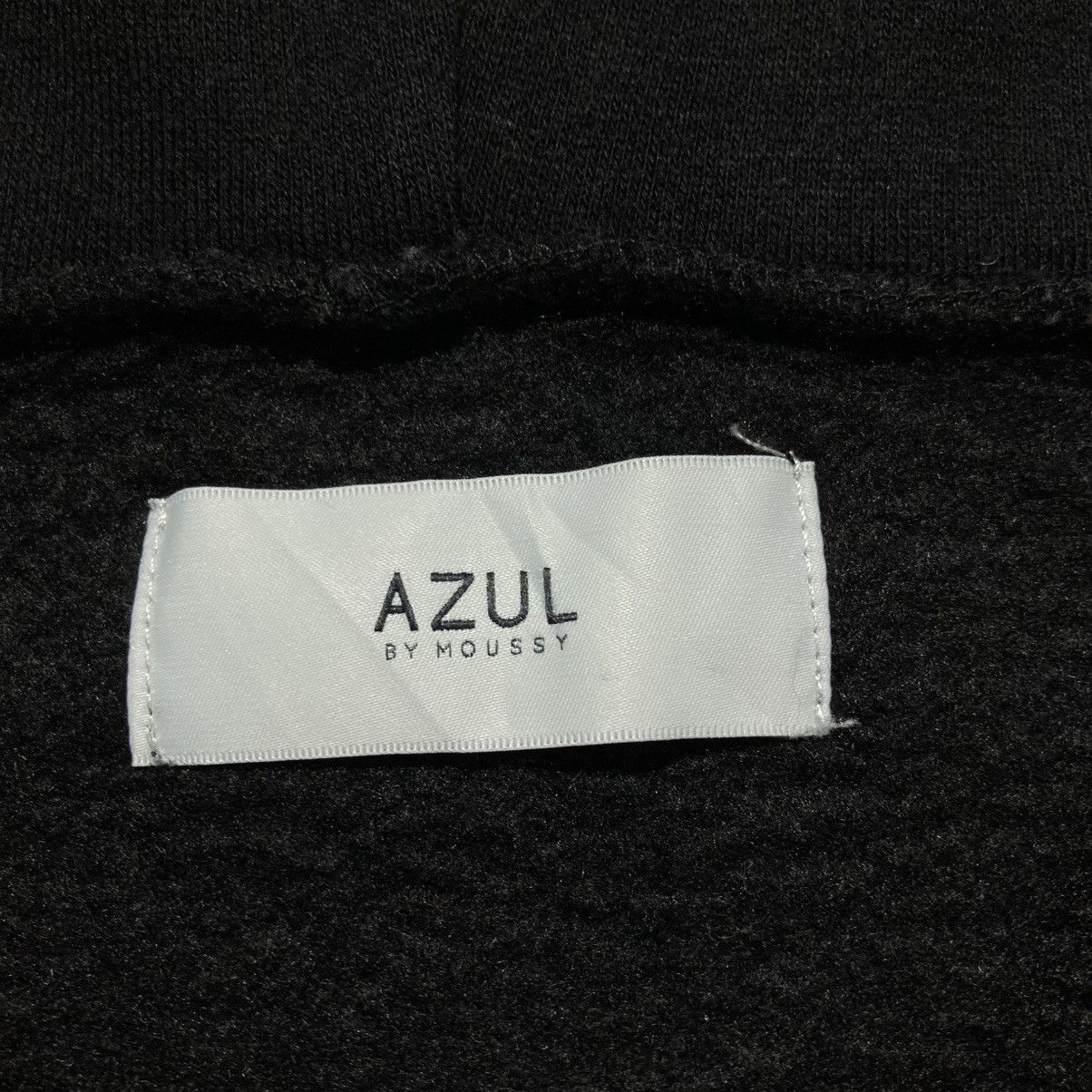 Japanese Brand 2000s Azul by Moussy Big Pocket Ziphoodie Beauty Beast Black Size US L / EU 52-54 / 3 - 11 Thumbnail