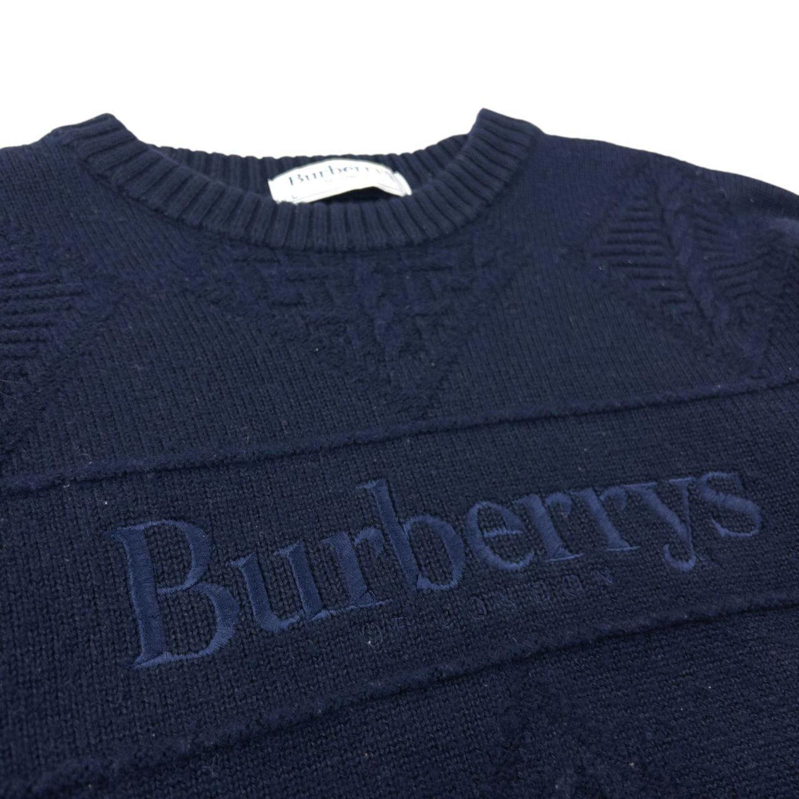 Burberry Vintage 90s Burberry Embroidered Knit Jumper Size XS Size US XS / EU 42 / 0 - 4 Thumbnail