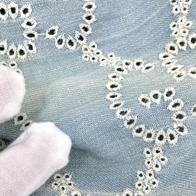 Gucci Gucci Light blue lace logo jacquad full-print long-sleeved Size XS / US 0-2 / IT 36-38 - 8 Thumbnail