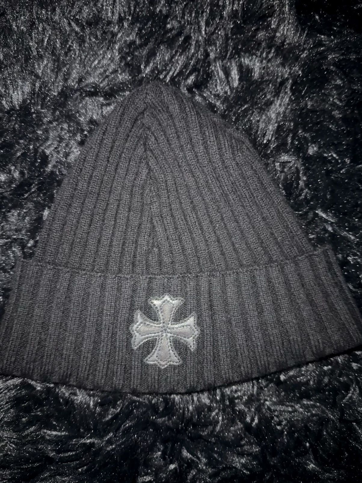 Chrome Hearts Chrome Hearts Cashmere Knit Beanie Size ONE SIZE - 1 Thumbnail