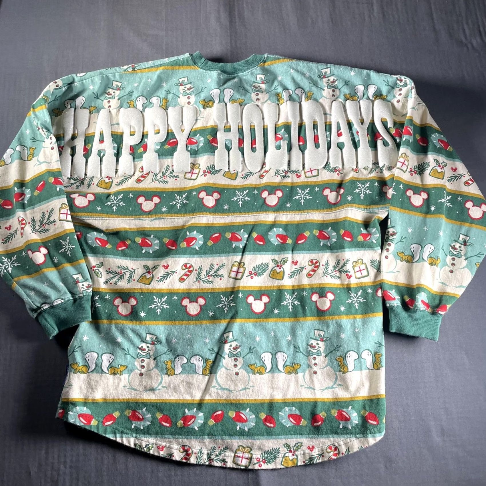 Disney Disney Shirt Mens Small Holiday Spirit Jersey Snowman Mickey Mouse Christmas Size US S / EU 44-46 / 1 - 6 Thumbnail