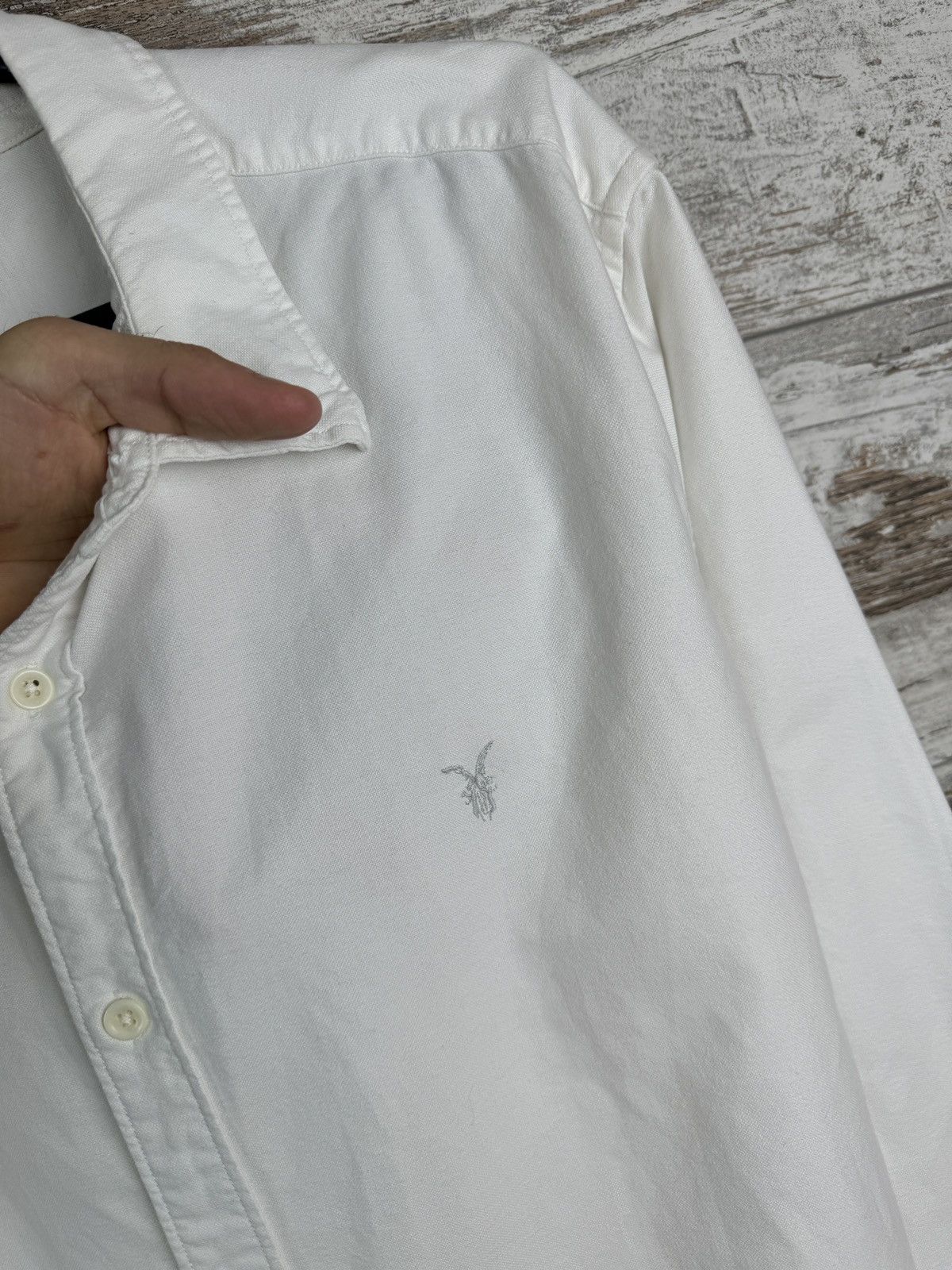 Allsaints × Japanese Brand Mens Vintage AllSaints Bukowski ls shirt button up white Size US XL / EU 56 / 4 - 5 Thumbnail