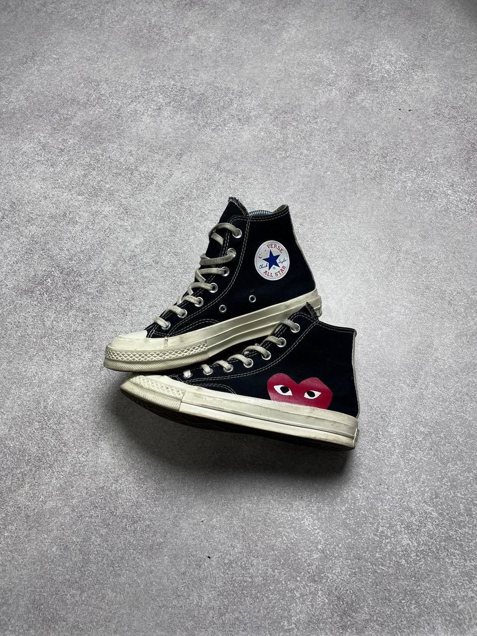 Comme des Garcons × Converse × Vintage Vintage Play Comme Des Garcons x Converse Chuck Taylor UK 5 Size US 7.5 / IT 37.5 - 4 Thumbnail
