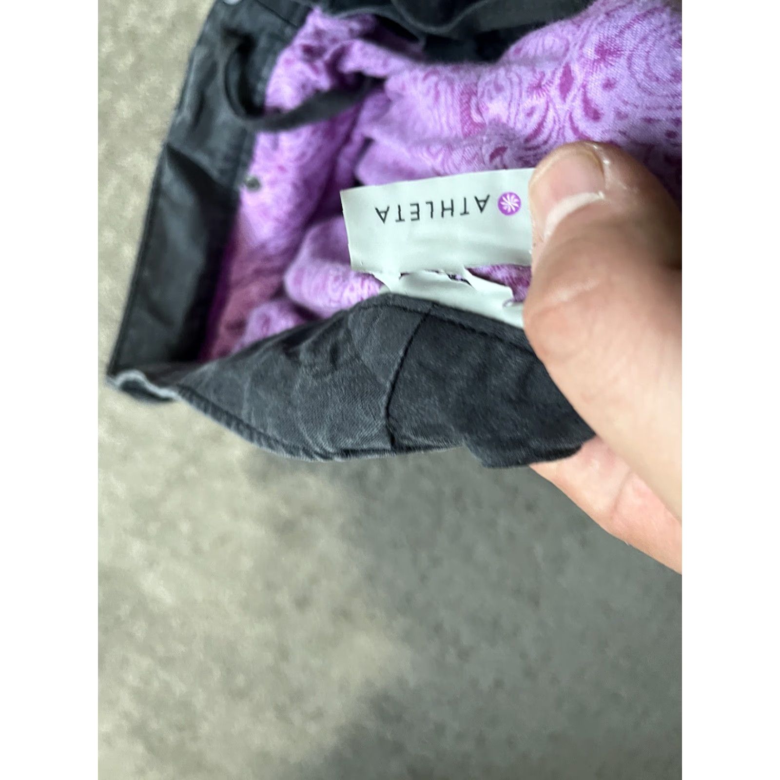 Athleta VINTAGE Athleta Cargo Pants Women's Size 2 Black Travel Clothing Size 26" / US 2 / IT 38 - 7 Thumbnail