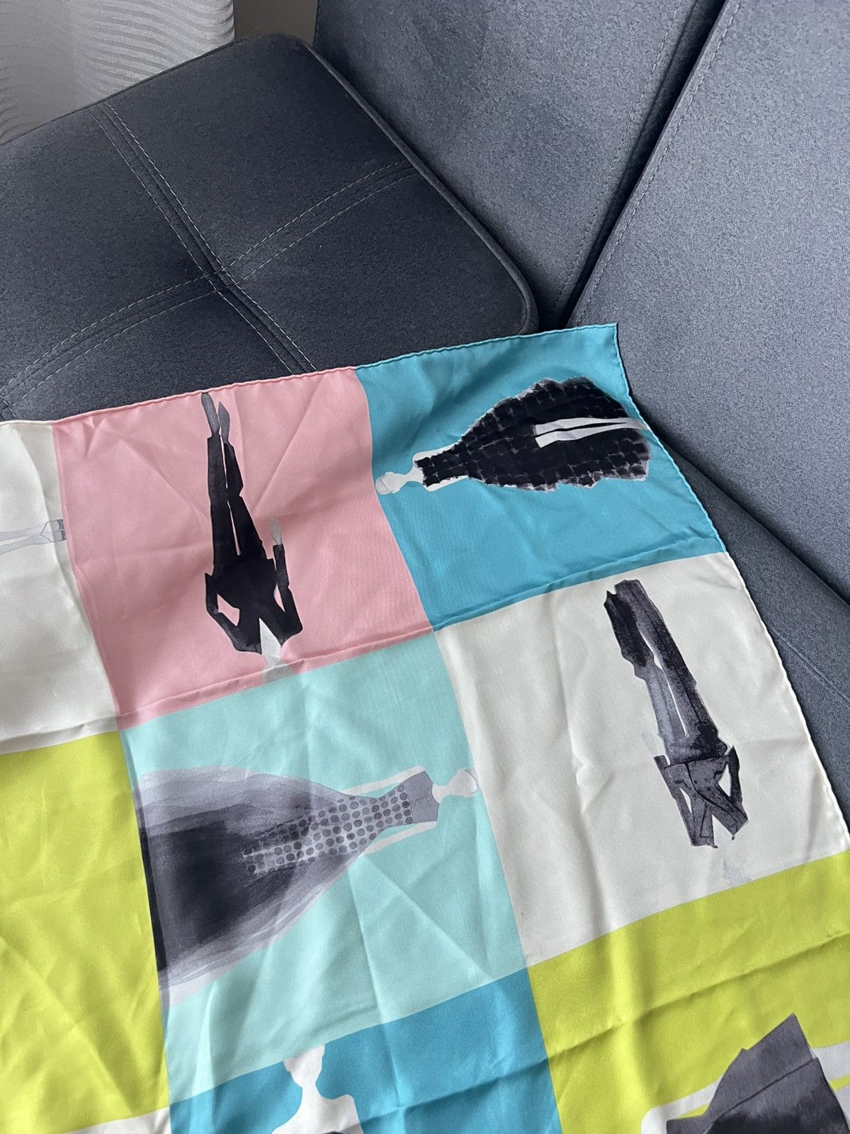 Dior Mats Gustafson Dior Silk Scarf Size ONE SIZE - 6 Thumbnail