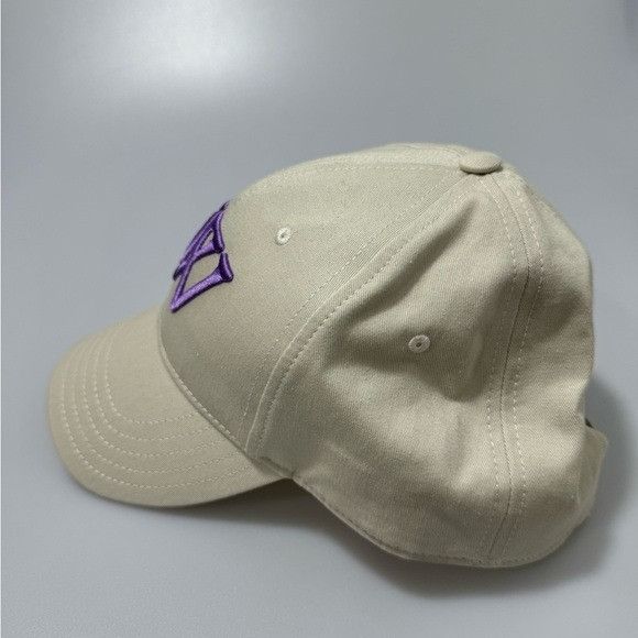 Off-White Off-White OW Logo Baseball Cap Hat White Lilac Size ONE SIZE - 3 Thumbnail