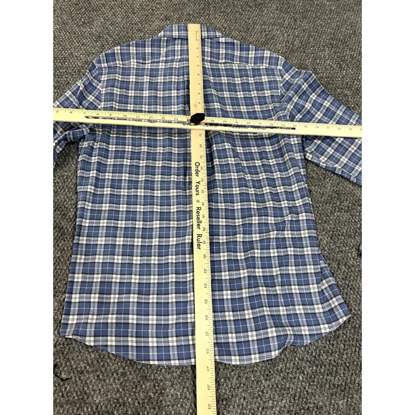 Ralph Lauren Lauren Ralph Lauren Button-Up Shirt Mens Small Blue White Plaid Long Sleeve Button-Down Collar Classic Cotton Size US S / EU 44-46 / 1 - 6 Thumbnail