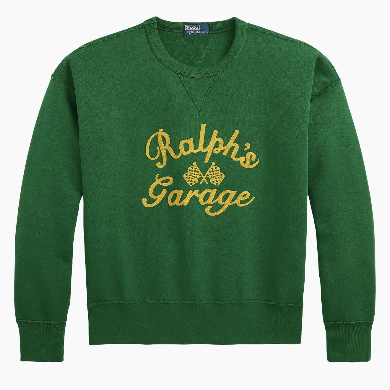 Polo Ralph Lauren Polo Ralph Lauren Vintage-Fit Ralph’s Garage Crewneck Green Size US XL / EU 56 / 4 - 5 Thumbnail