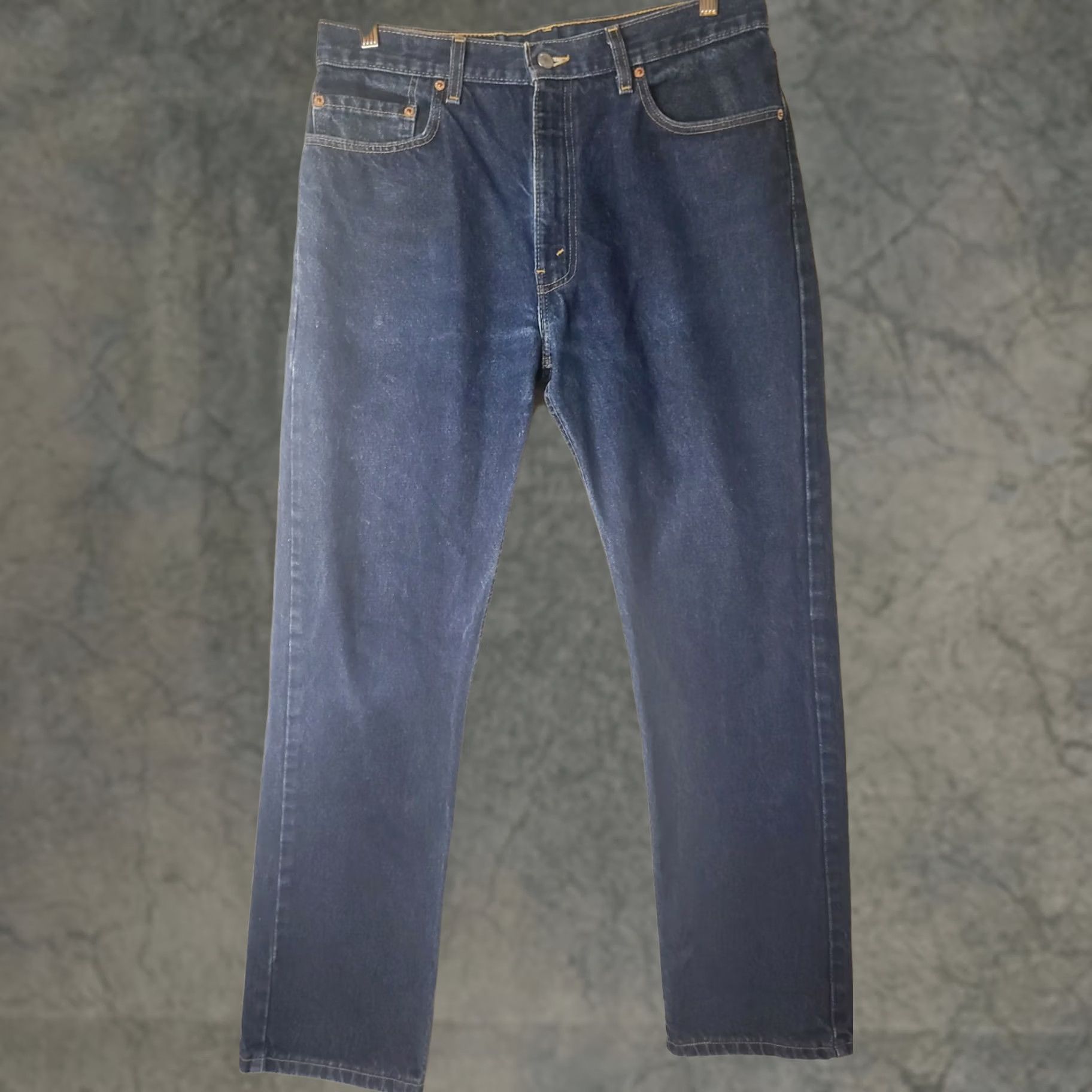 Levi's Levi’s Men's 505 Stretch Jean Regular Fit Cotton Straight Leg 5-Pocket 34 x 30 Jeans Size US 34 / EU 50 - 1 Thumbnail