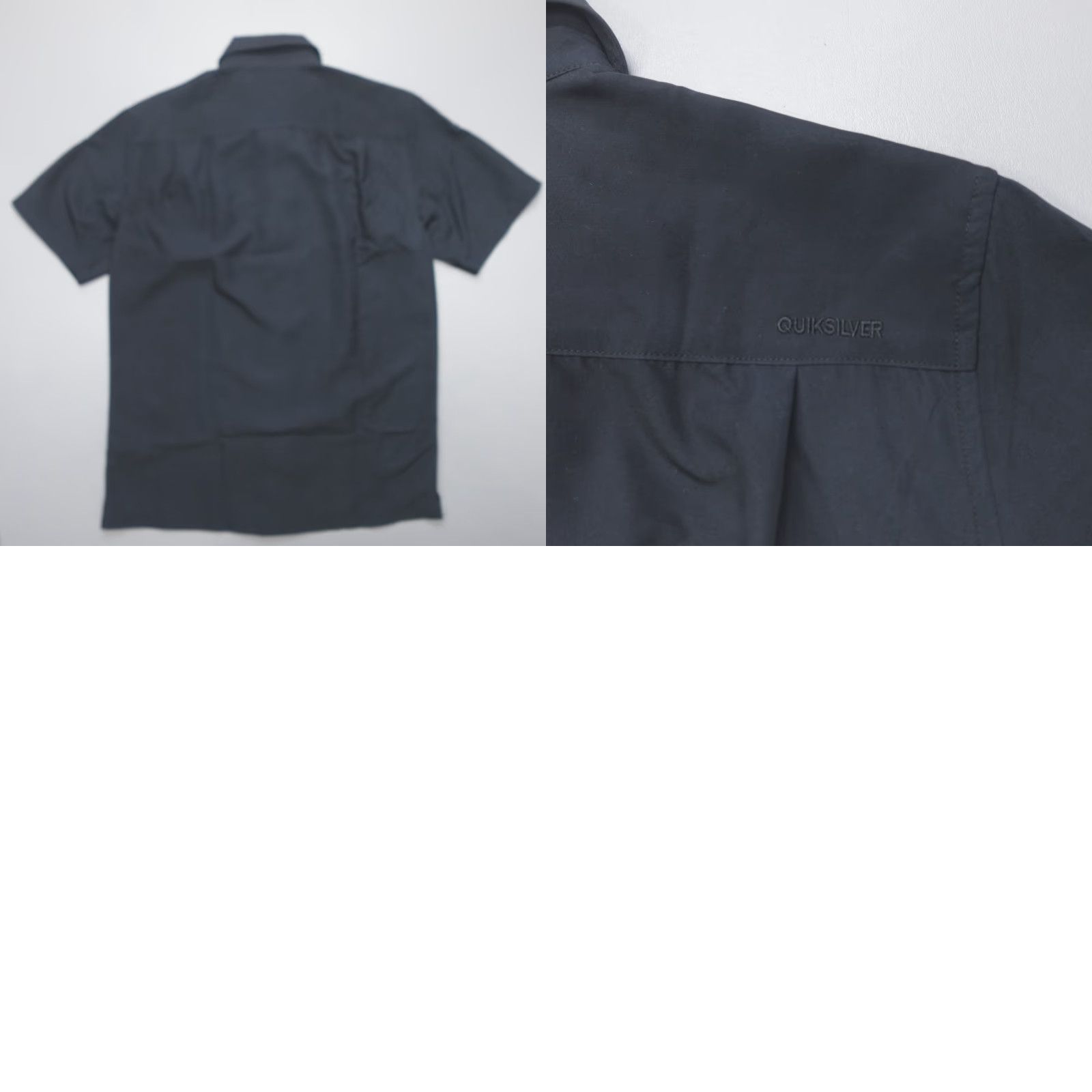 Quiksilver Quiksilver Waterman Tahiti Palms S/S Embroidered Woven Black Mens Size S Button-Up Shirt Size US S / EU 44-46 / 1 - 8 Thumbnail
