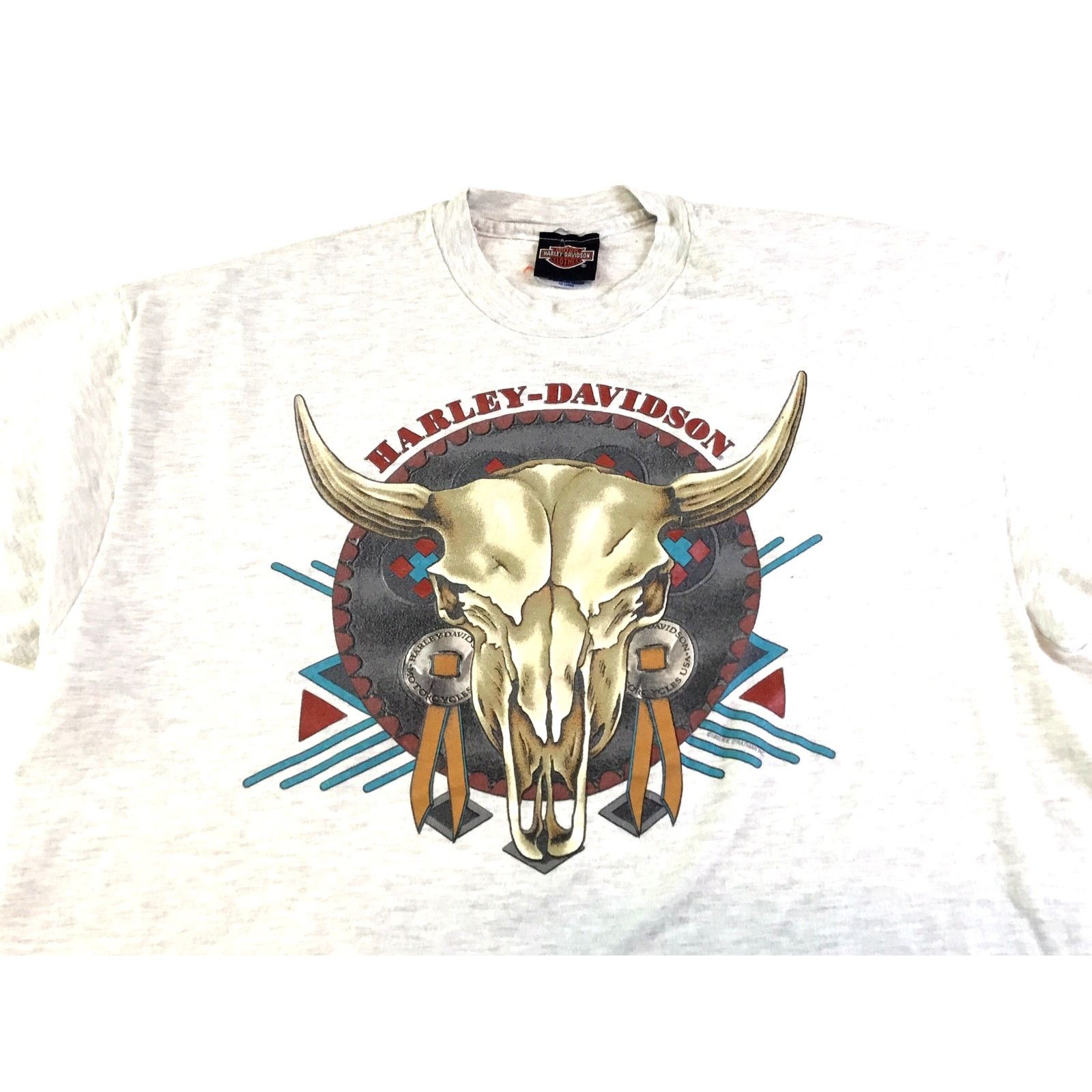 Harley Davidson Harley Davidson T-Shirt Gray 2XL Vintage Palm Beach FL XXL Size US XXL / EU 58 / 5 - 2 Thumbnail