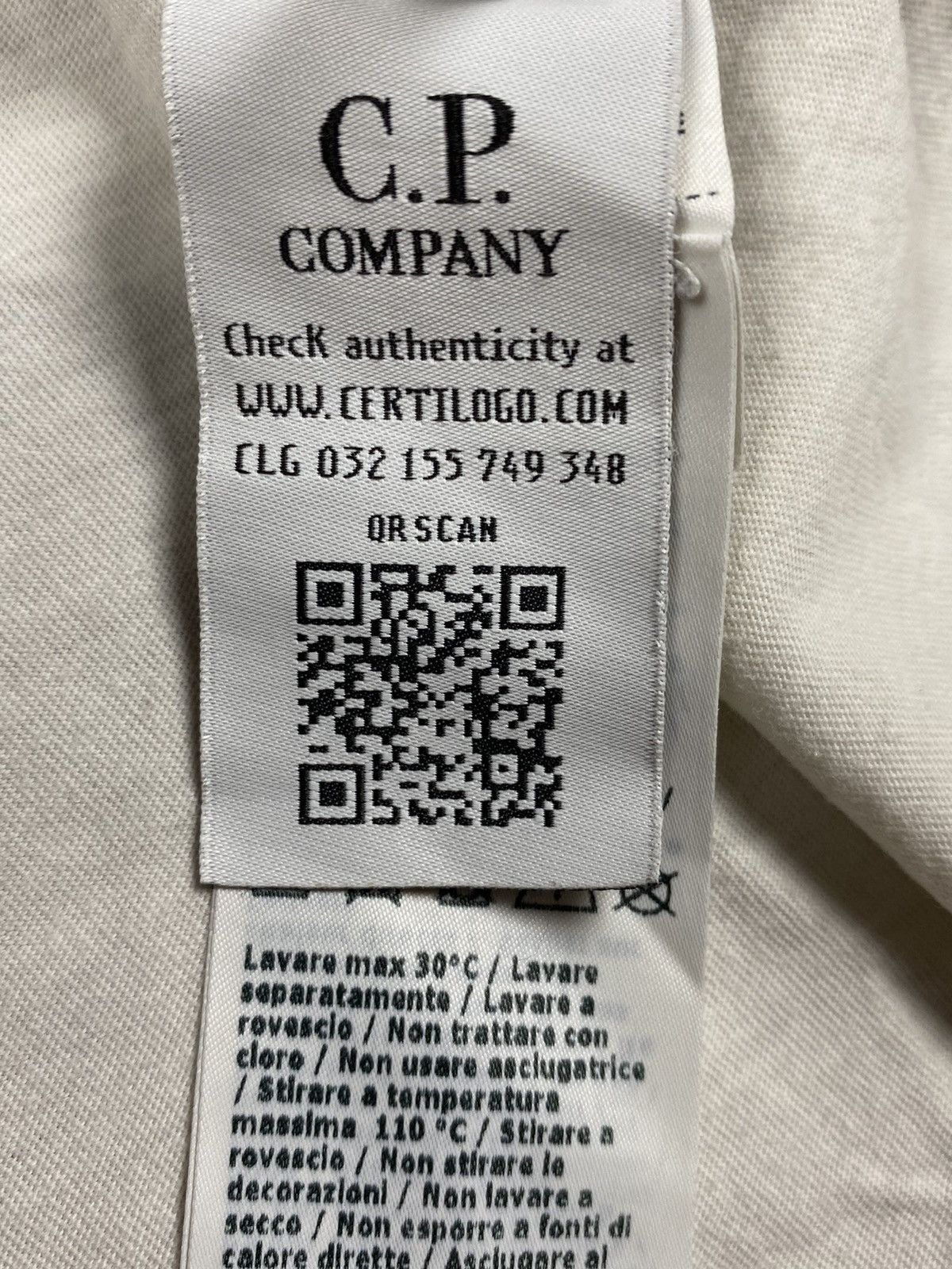 C.P. Company Vintage C.P. Company Big Box Logo Tee T Shirt Size US XXS / EU 40 - 11 Thumbnail