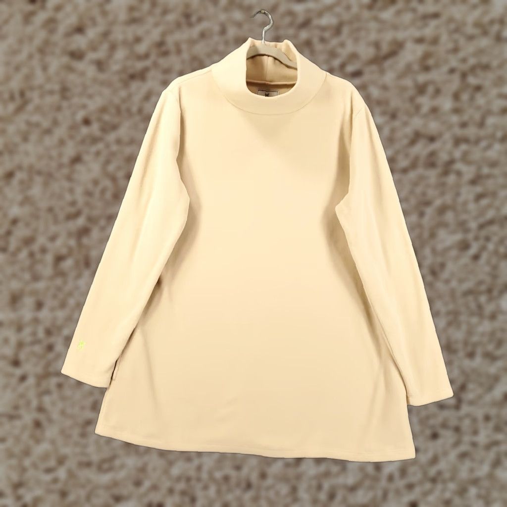 Vintage Dudley Stephens Womens Sweater Turtleneck 2XL Tan Beige Fleece Pullover Long Sleeve Casual Vintage: No (Wait) Size XXL / US 16-18 / IT 52-54 - 1 Thumbnail