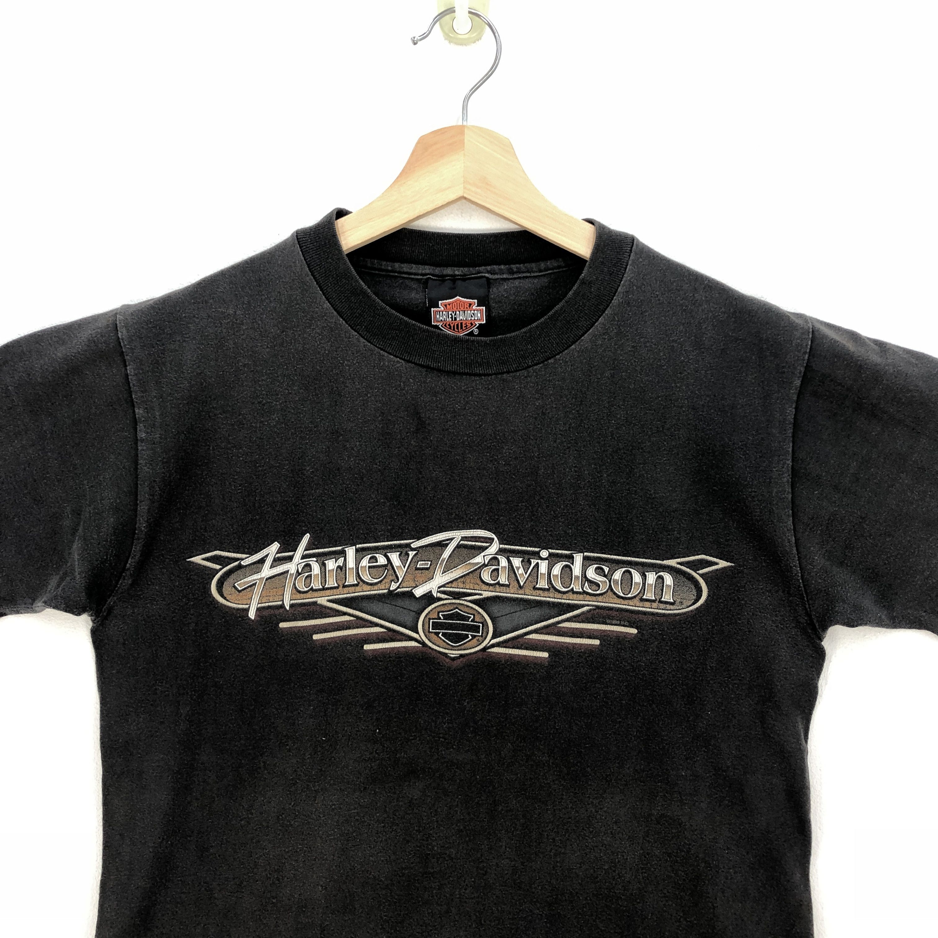 Harley Davidson × Vintage Vintage Harley Davidson Motorcycle South Seas T Shirt Size US S / EU 44-46 / 1 - 3 Thumbnail