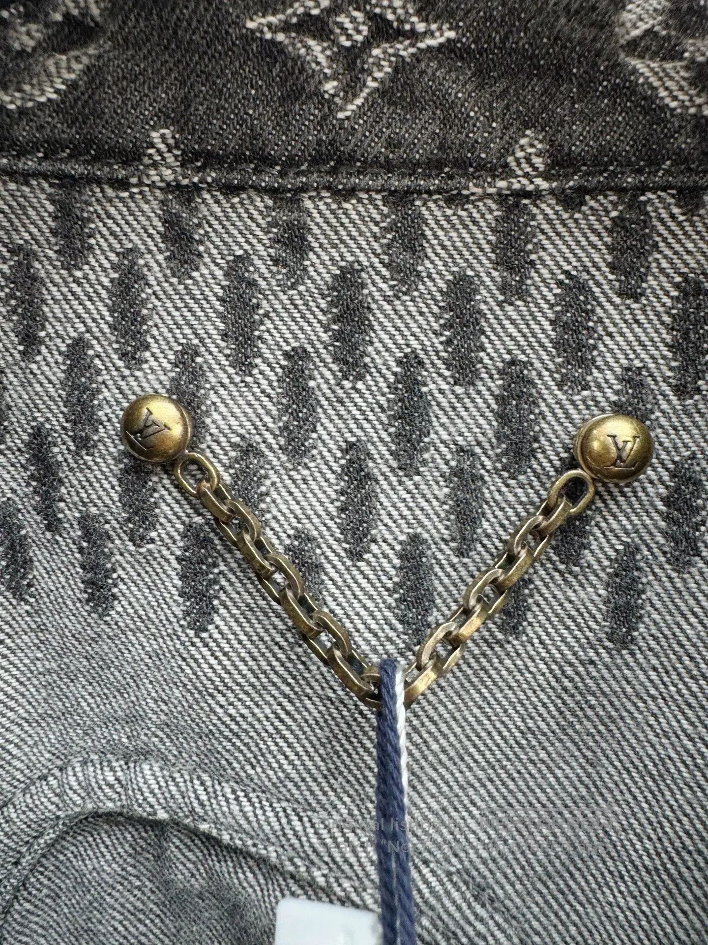 Louis Vuitton Louis Vuitton Full Logo Denim Jacket. Size US L / EU 52-54 / 3 - 2 Thumbnail