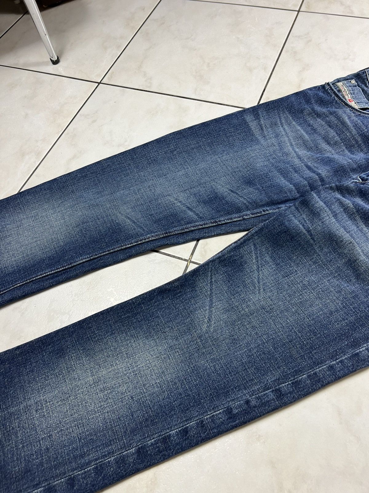 Diesel Vintage Diesel Fetzip y2k distressed denim zip jeans tribal Size US 30 / EU 46 - 8 Thumbnail