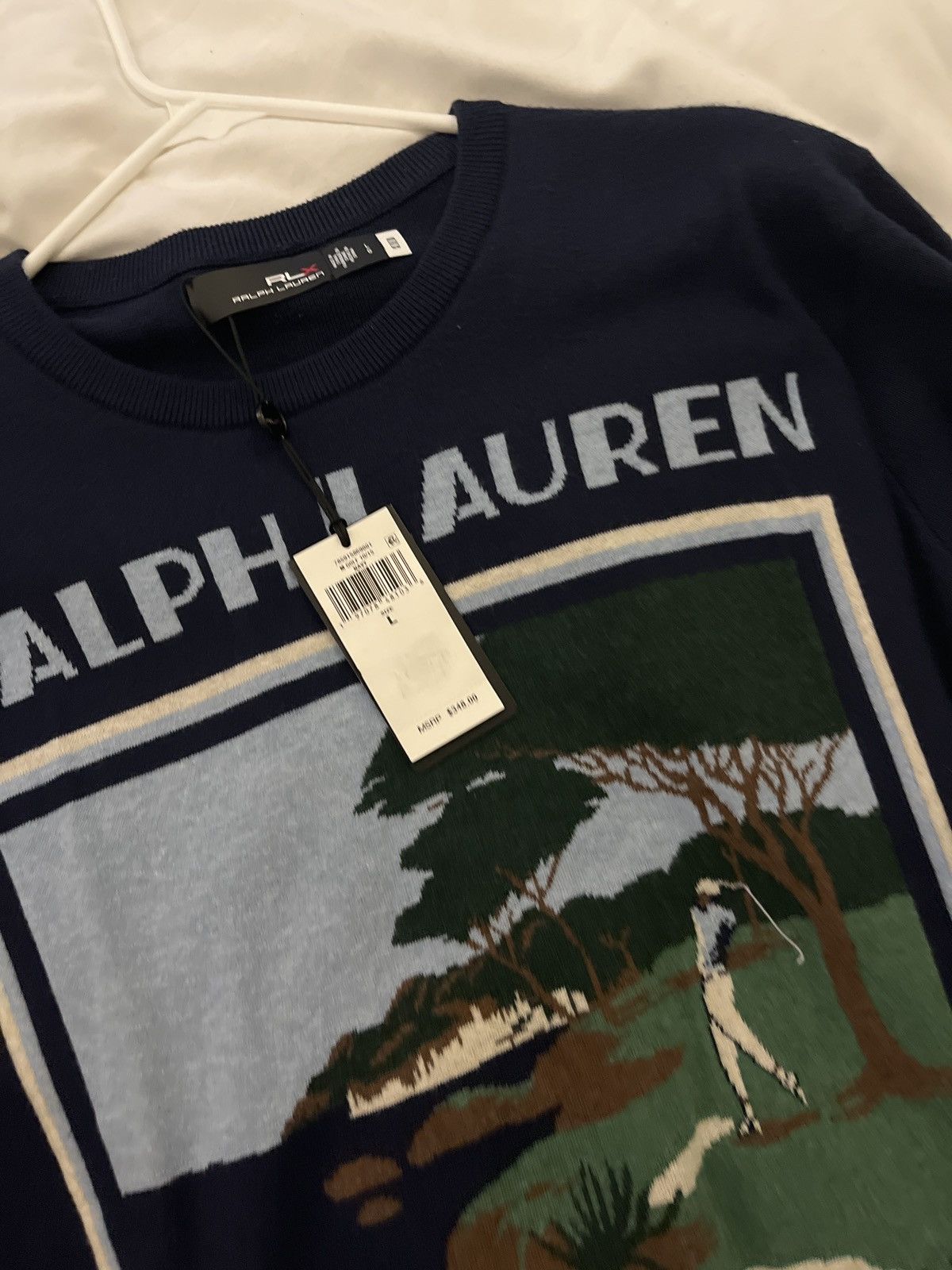 Polo Ralph Lauren Rare RLX Ralph Lauren Country Club Knitted Sweater Size US L / EU 52-54 / 3 - 11 Thumbnail