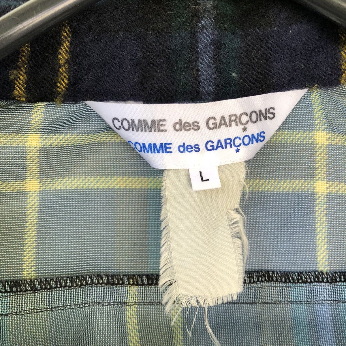 Comme des Garcons vintage Comme des Garcons Archive Hybrid Tartan Jacket Size M / US 6-8 / IT 42-44 - 14 Thumbnail