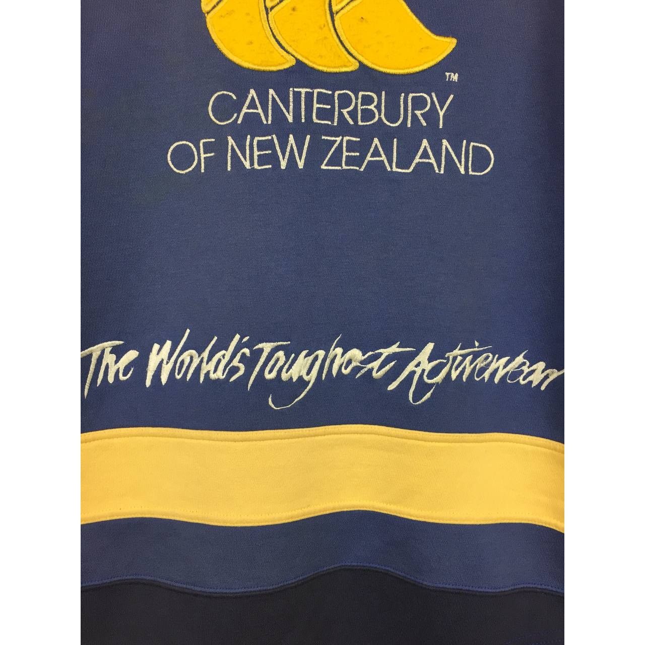 Canterbury of New Zealand × Vintage Vtg Canterbury of New Zealand Sherpa Lining Rugby Hoodie Size US L / EU 52-54 / 3 - 17 Thumbnail