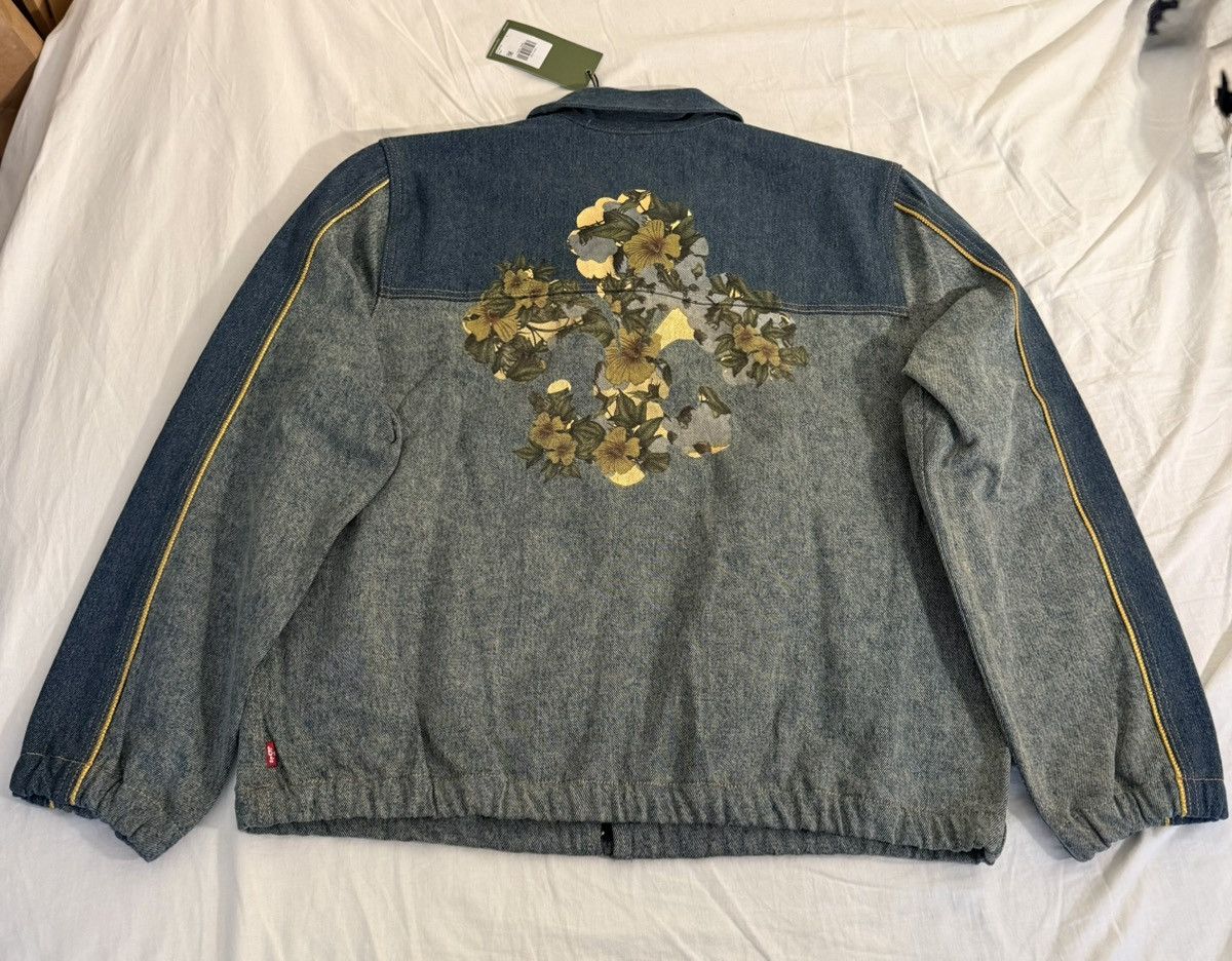 DENIM TEARS × Levi's Denim Tears x Levi's Fleur De-Lis Denim Track Jacket L Size US L / EU 52-54 / 3 - 2 Thumbnail