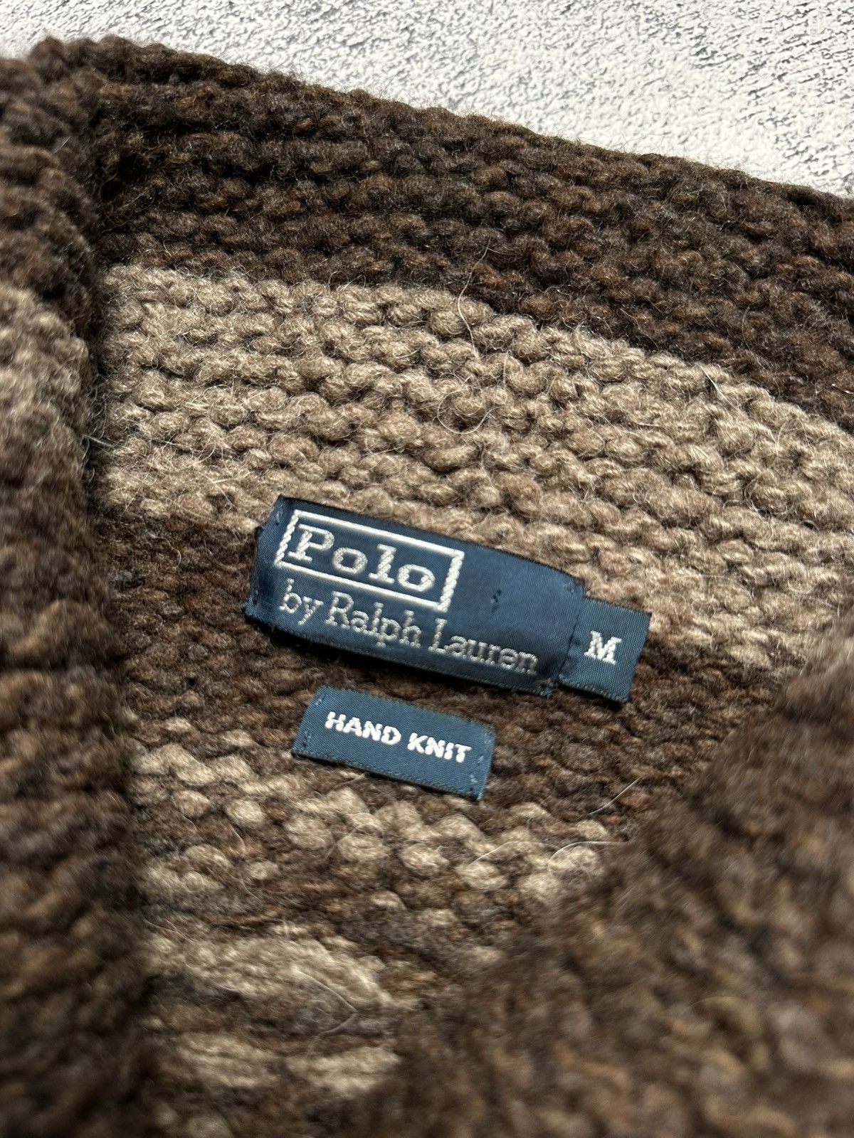 Polo Ralph Lauren Very Rare RRL Polo Ralph Lauren Hand Knit Covichan Sweater Size US M / EU 48-50 / 2 - 10 Thumbnail