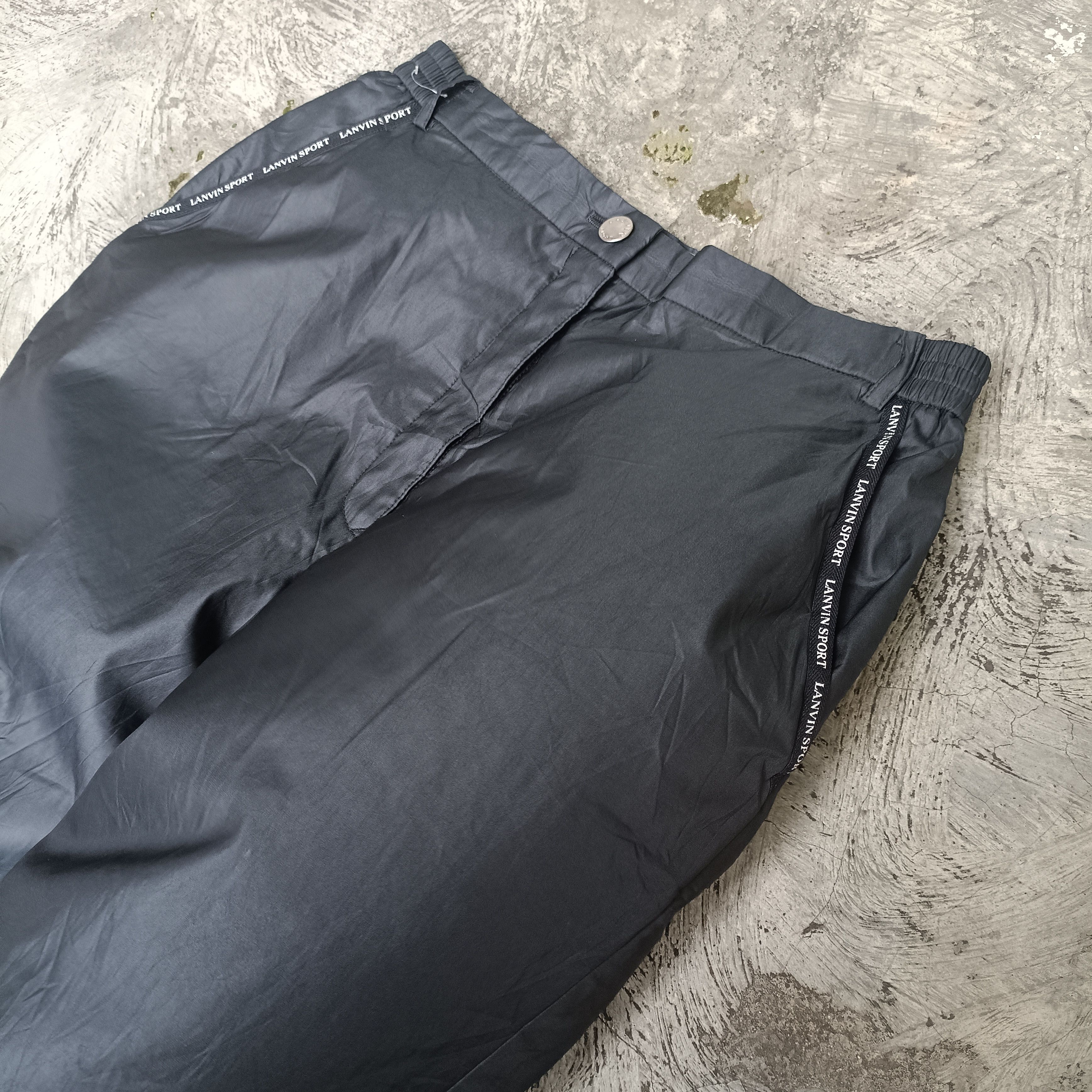 Lanvin Vintage Lanvin Sport AW Nylon Pants With Rib Size 27" / US 4 / IT 40 - 2 Thumbnail
